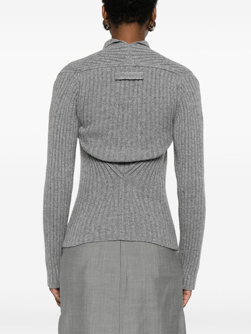 ribbed roll-neck sweater 4