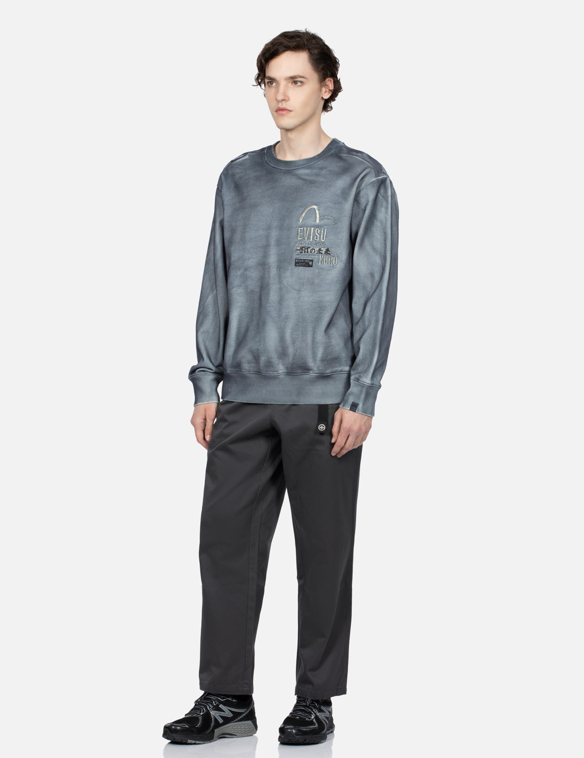 Seagull and Logo Embroidered Pocket Regular fit Pants - 4