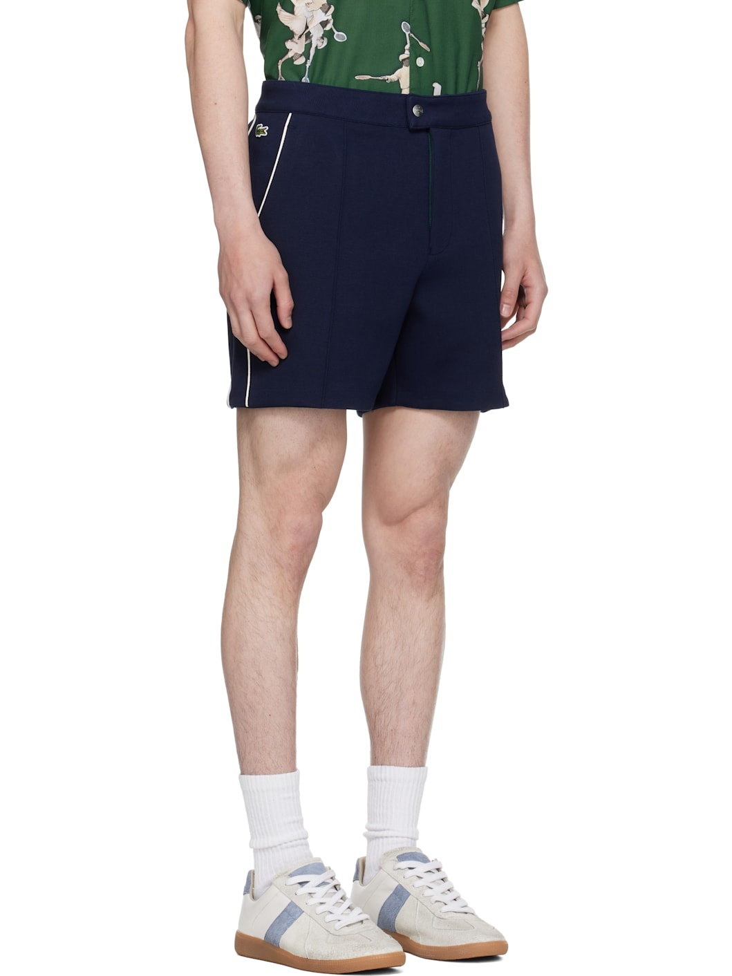 Navy Elevated Tennis Shorts - 2