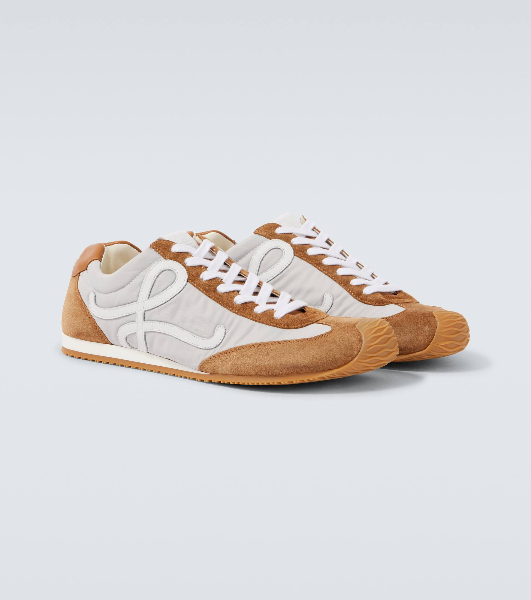 Ballet Runner 2.0 suede-trimmed sneakers - 5