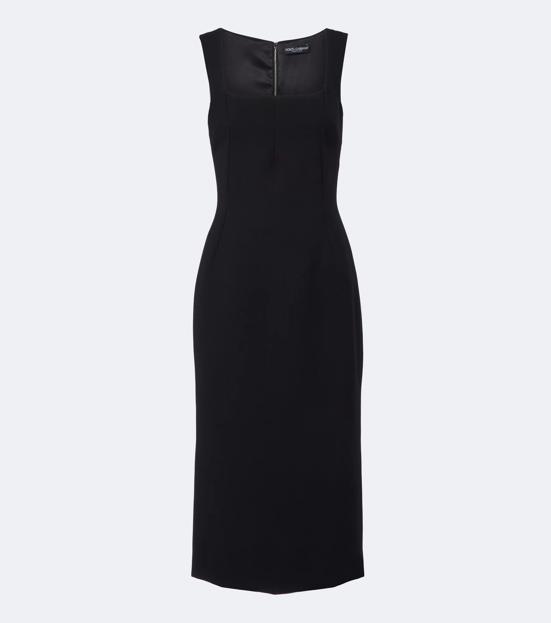 Virgin wool crêpe midi dress - 1
