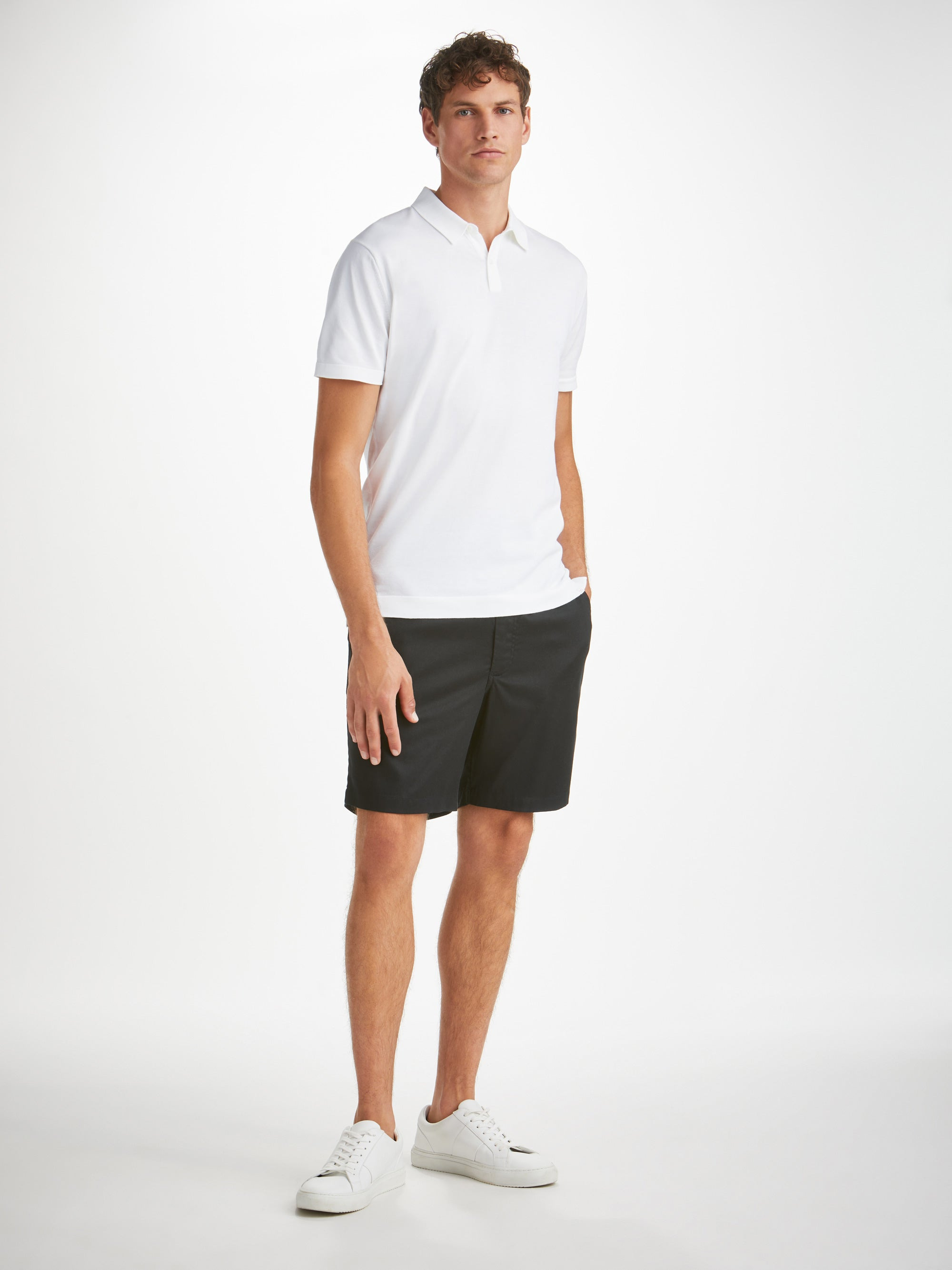 Men's Polo Shirt Jacob Sea Island Cotton White - 3