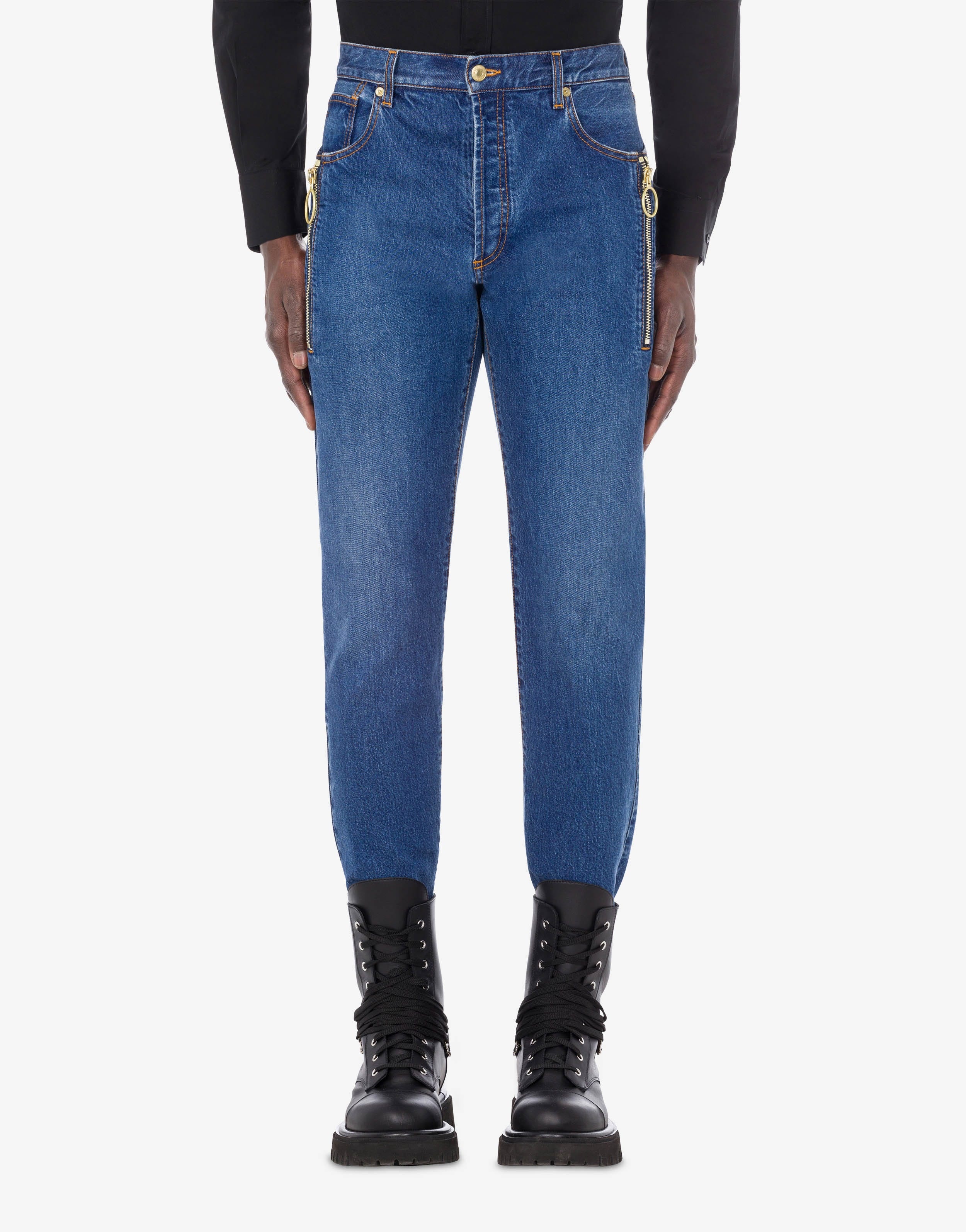 DOUBLE SMILEY® LOGO DENIM TROUSERS - 2