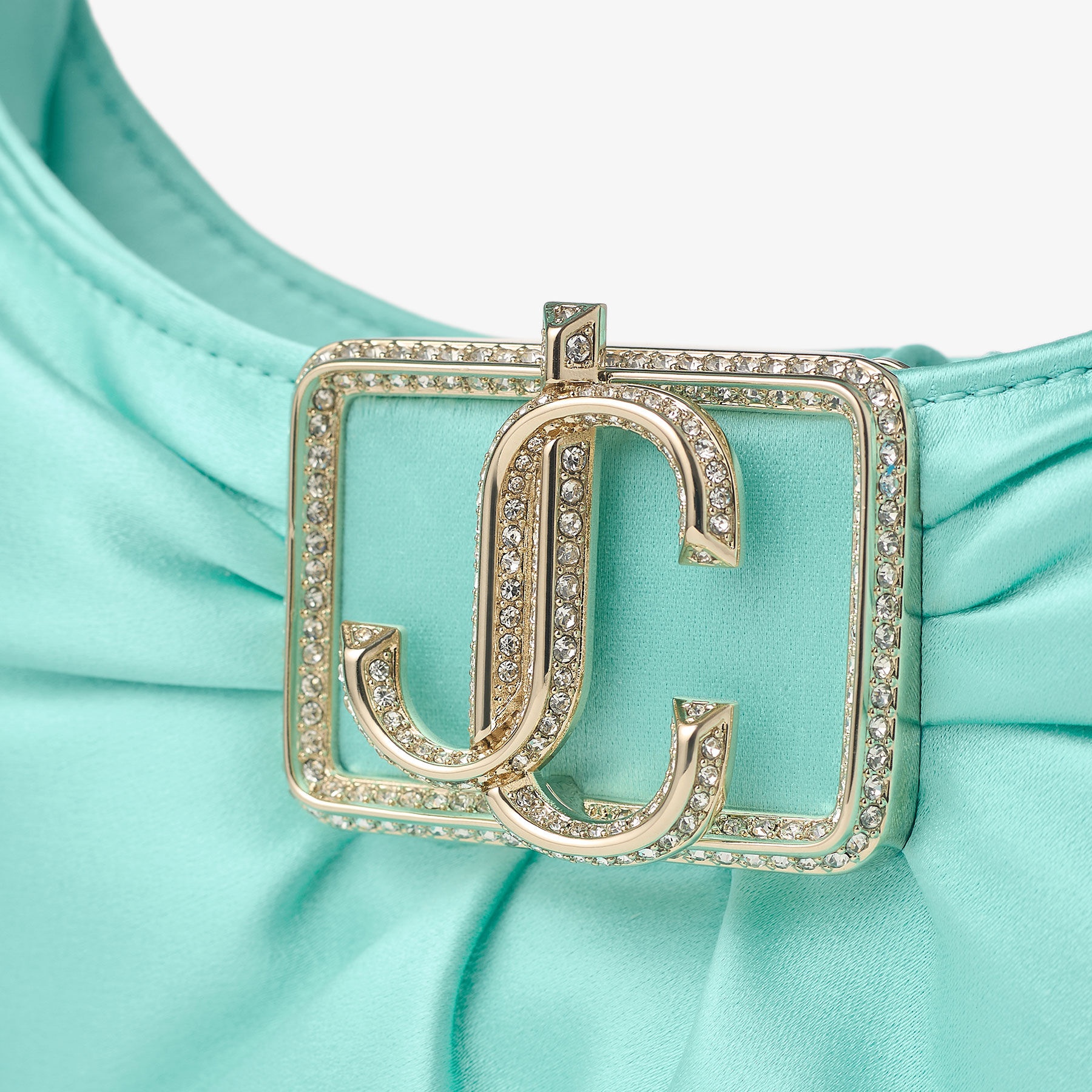 Edie Hobo Mini
Aqua Green Satin Mini Bag - 3