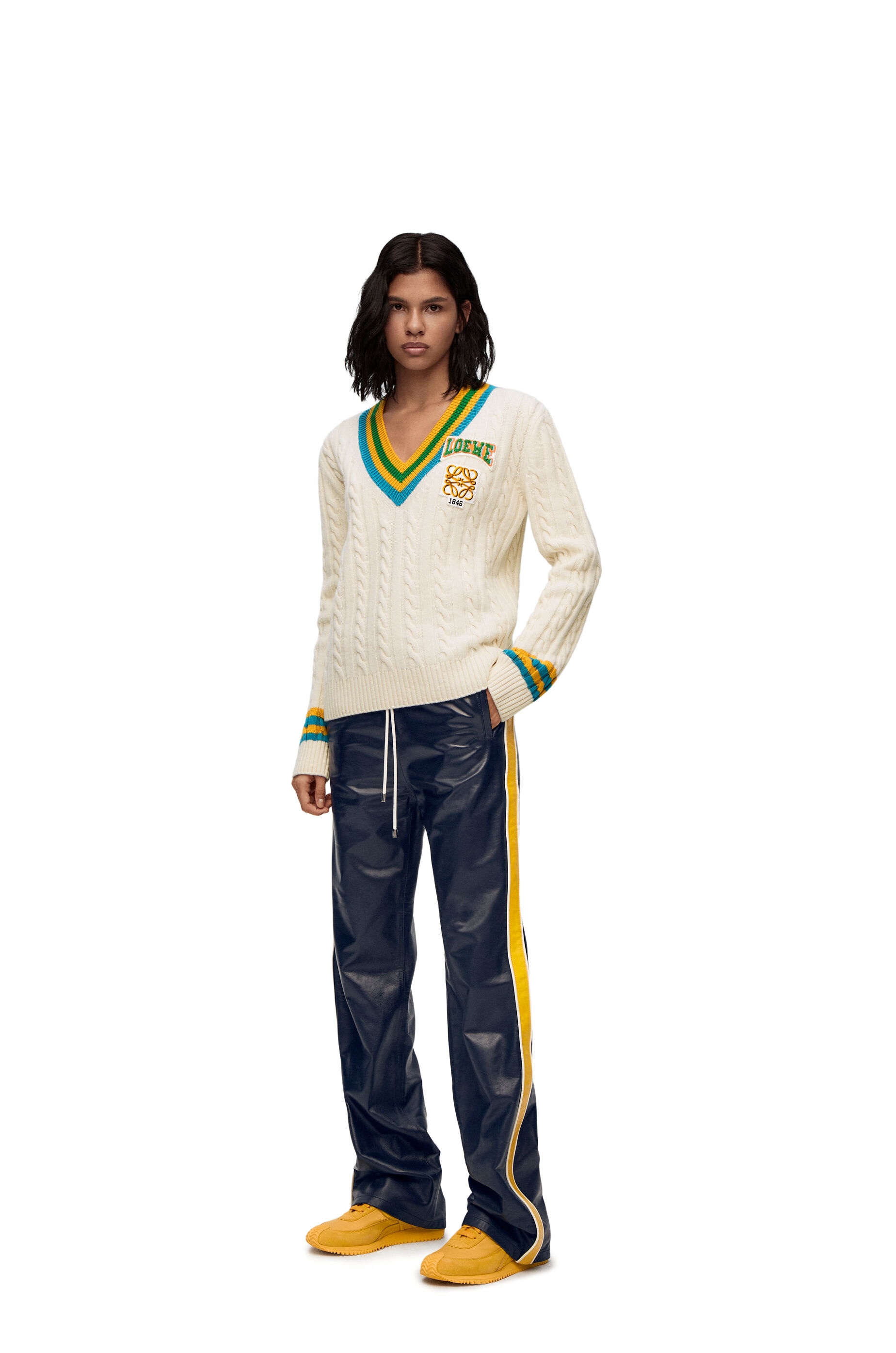 Tracksuit trousers in nappa - 2