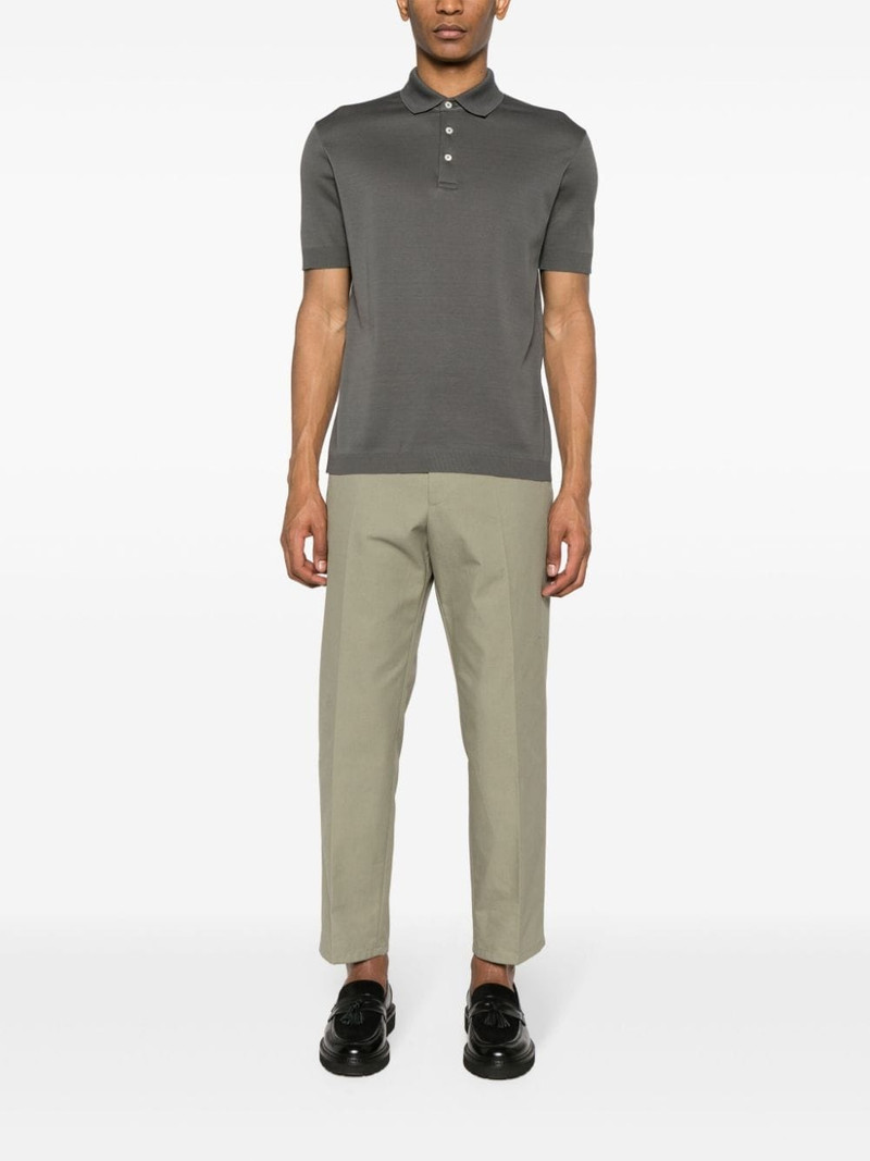 Herno button-up cotton polo shirt outlook