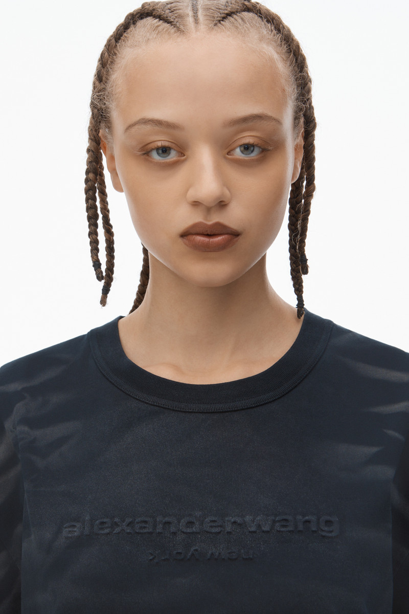 Unisex Logo Tee in Cotton Jersey 3