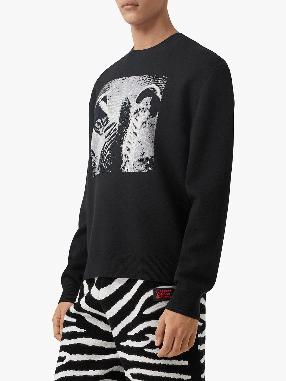 Zebra jacquard jumper - 3