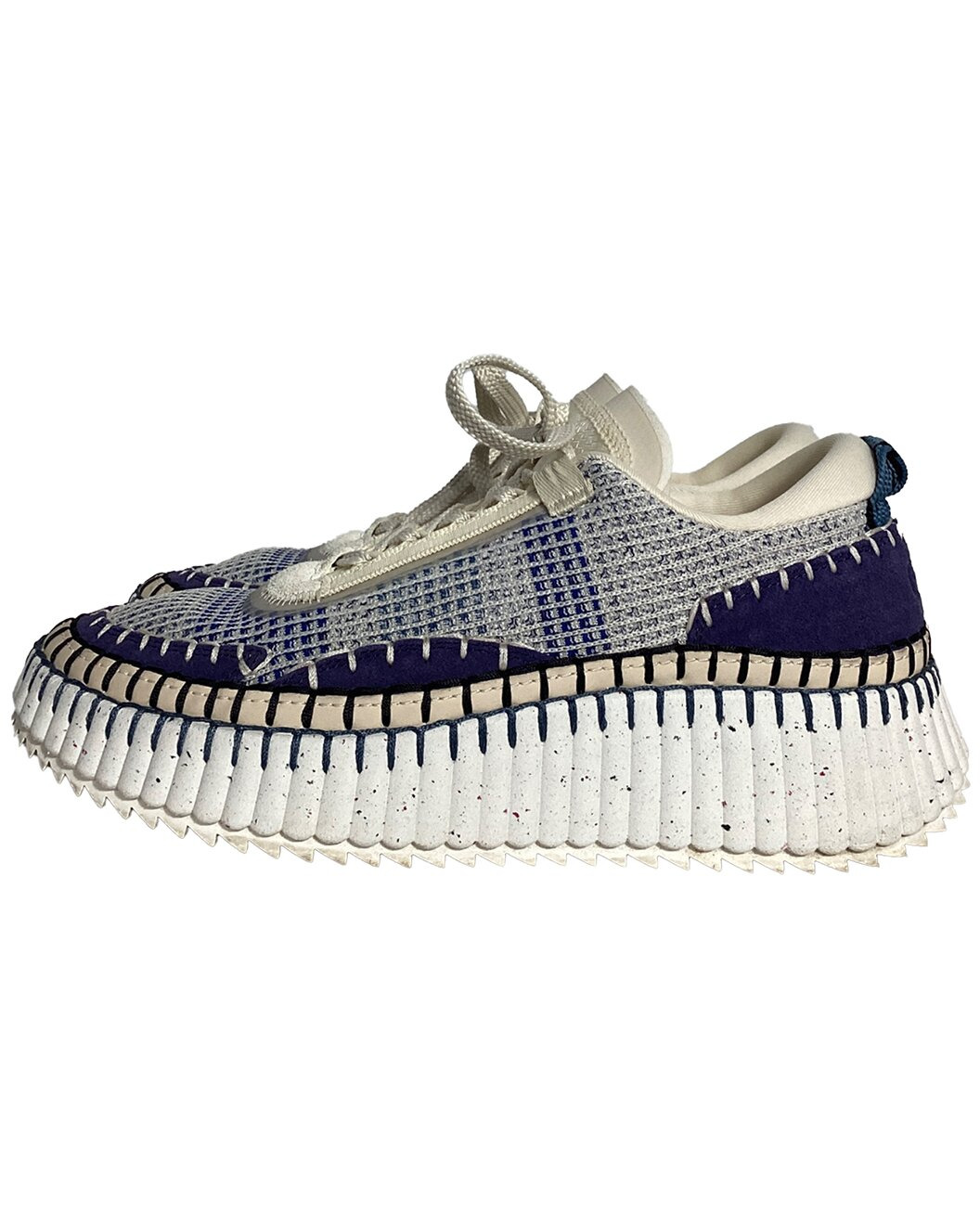 Chloé Women's Nylon Nama Platform Sneaker (Authentic Pre-Loved) - 2