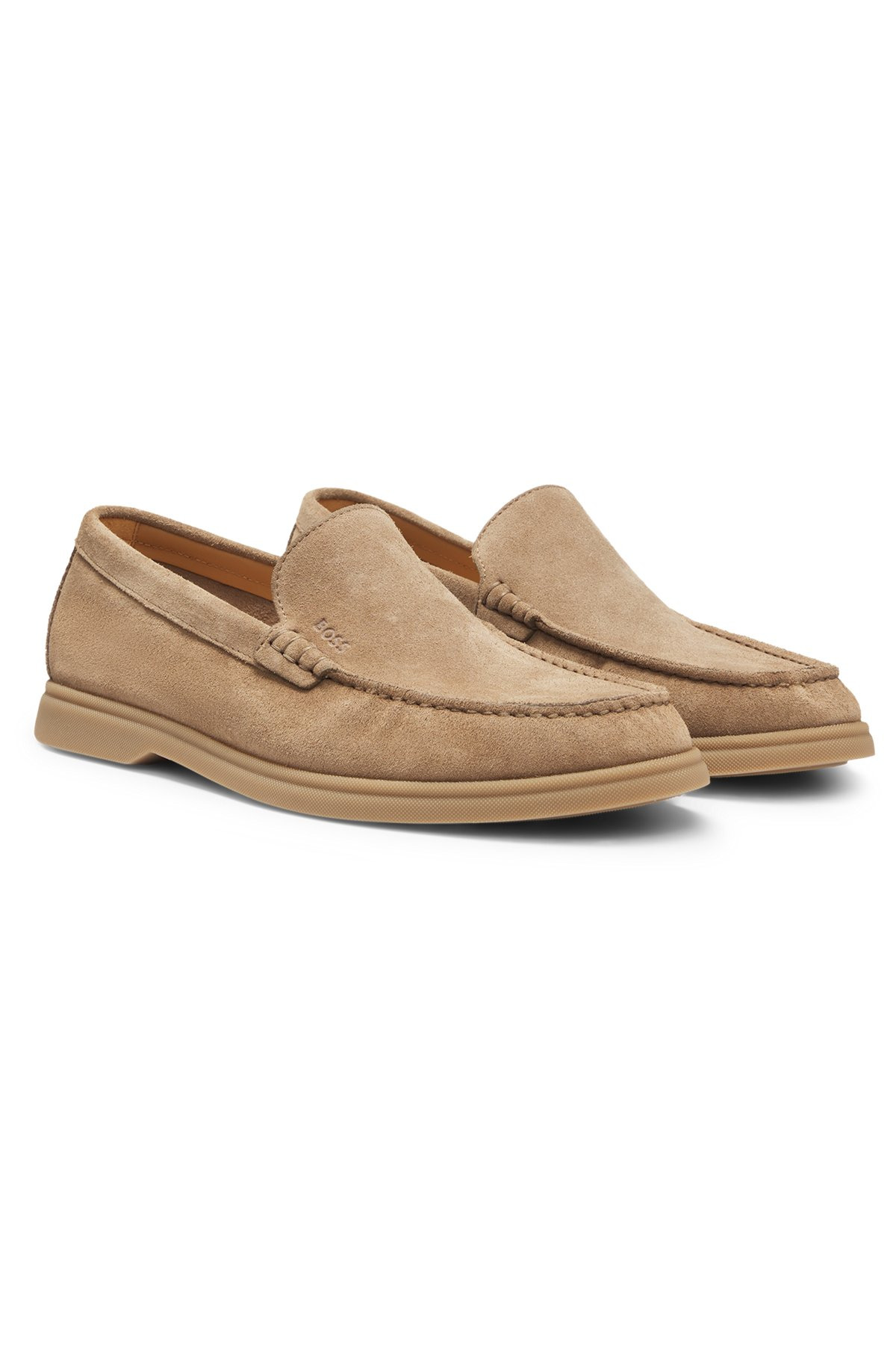 SUEDE LOAFERS WITH CONTRAST OUTSOLE - 2