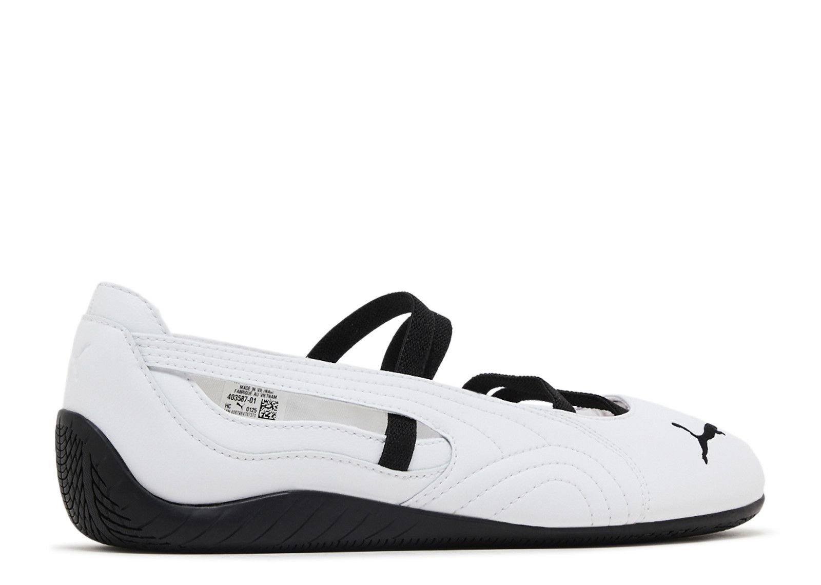 WMNS SPEEDCAT BALLET LEATHER 'WHITE BLACK' - 3