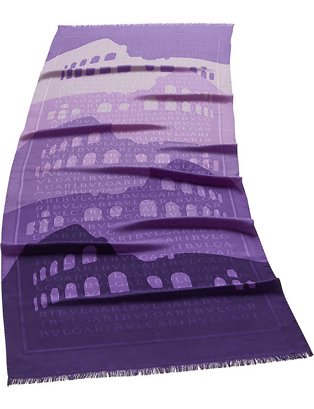 Logomania silk scarf