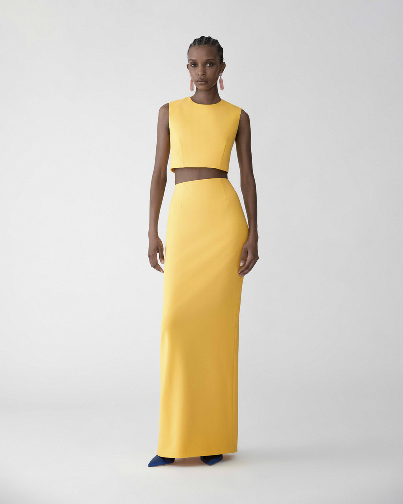 CAROLINA HERRERA Sleeveless Cropped Top outlook