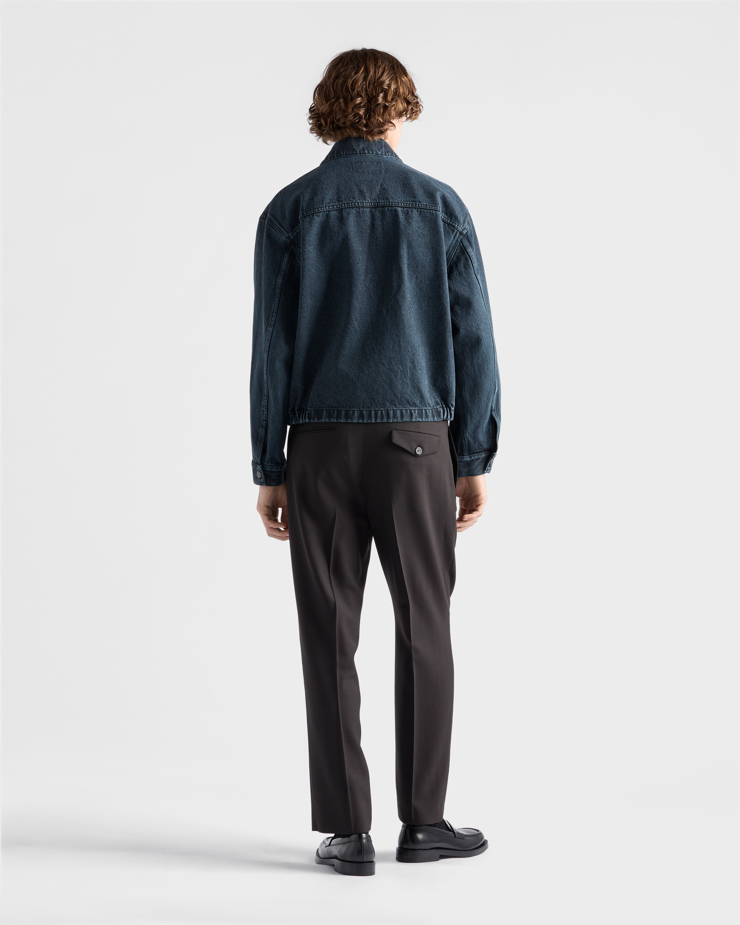Denim blouson jacket - 5