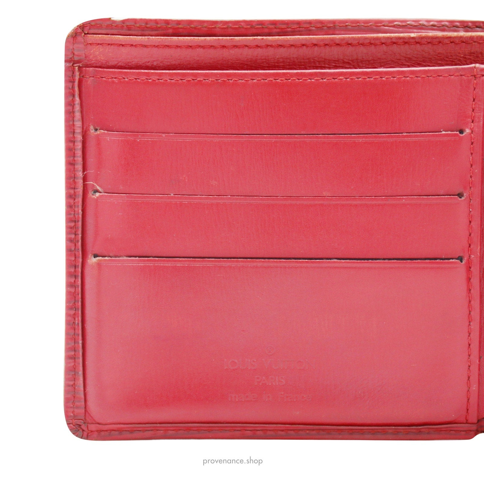 Louis Vuitton Marco Wallet - Red Epi Leather - 7