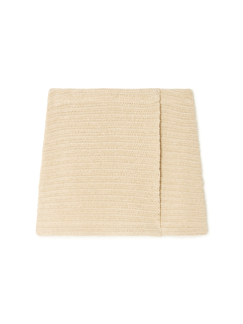 The Sound Of The Sea Wrap Mini Skirt 1