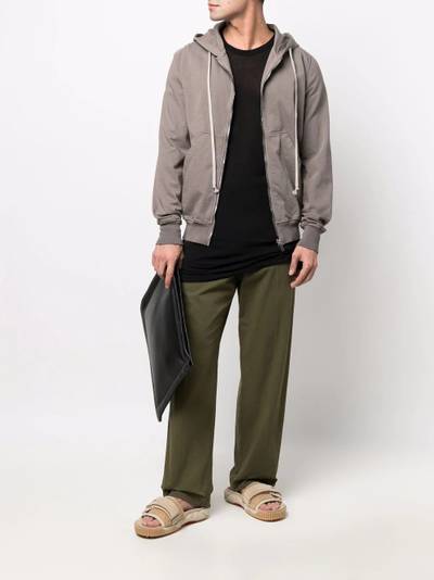 Rick Owens DRKSHDW Jason heavy-duty zip-up hoodie outlook