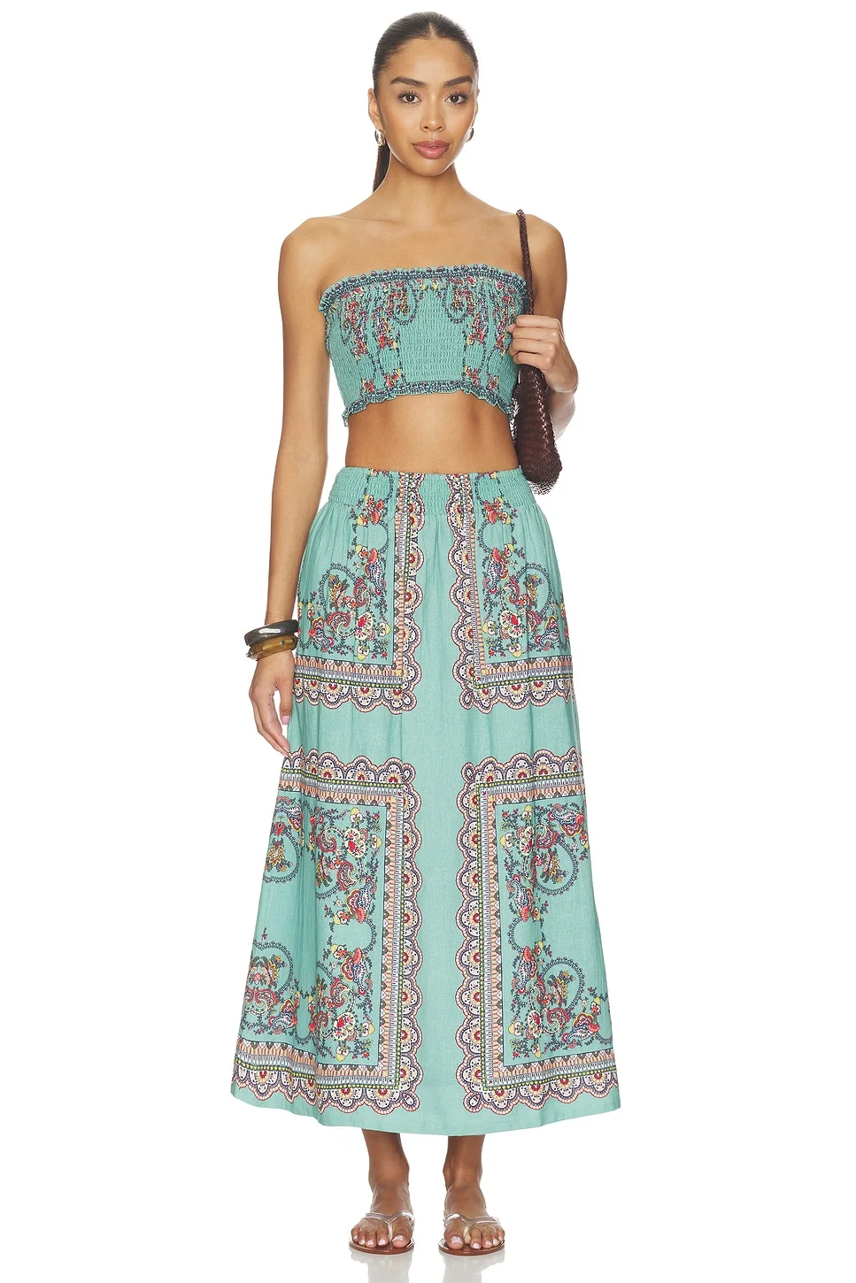 Ruby Top & Midi Skirt Set - 1