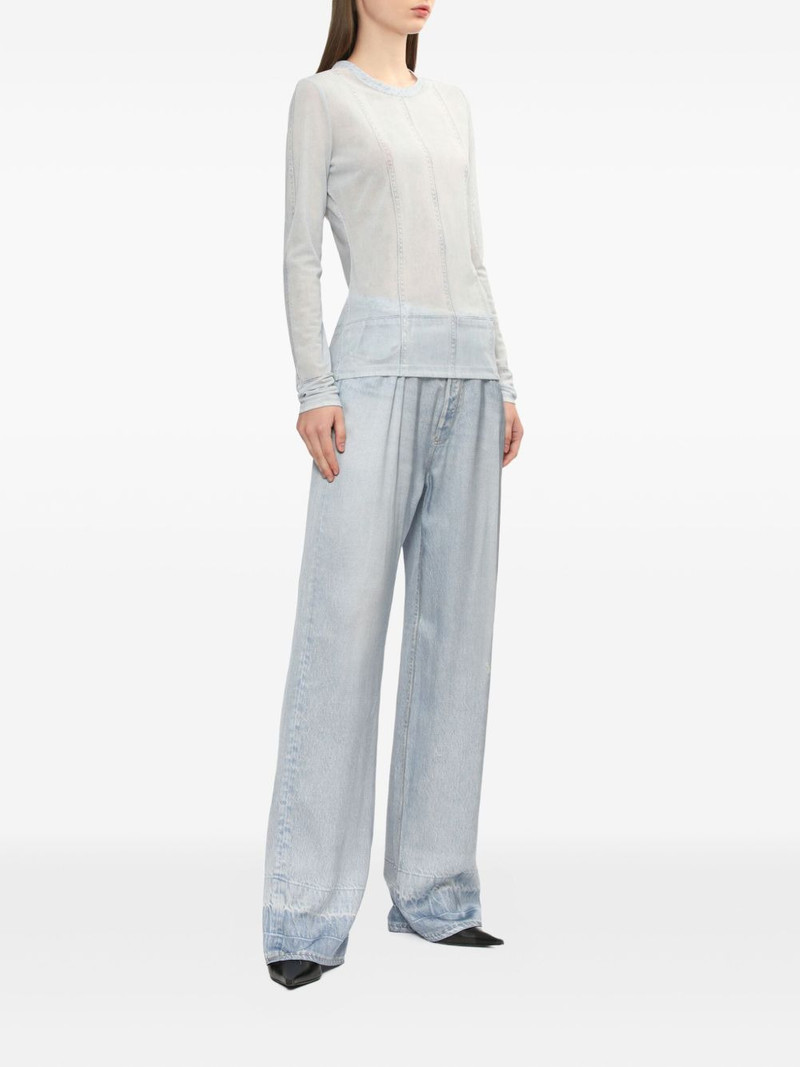 rag & bone seamed-detail long-sleeve top outlook