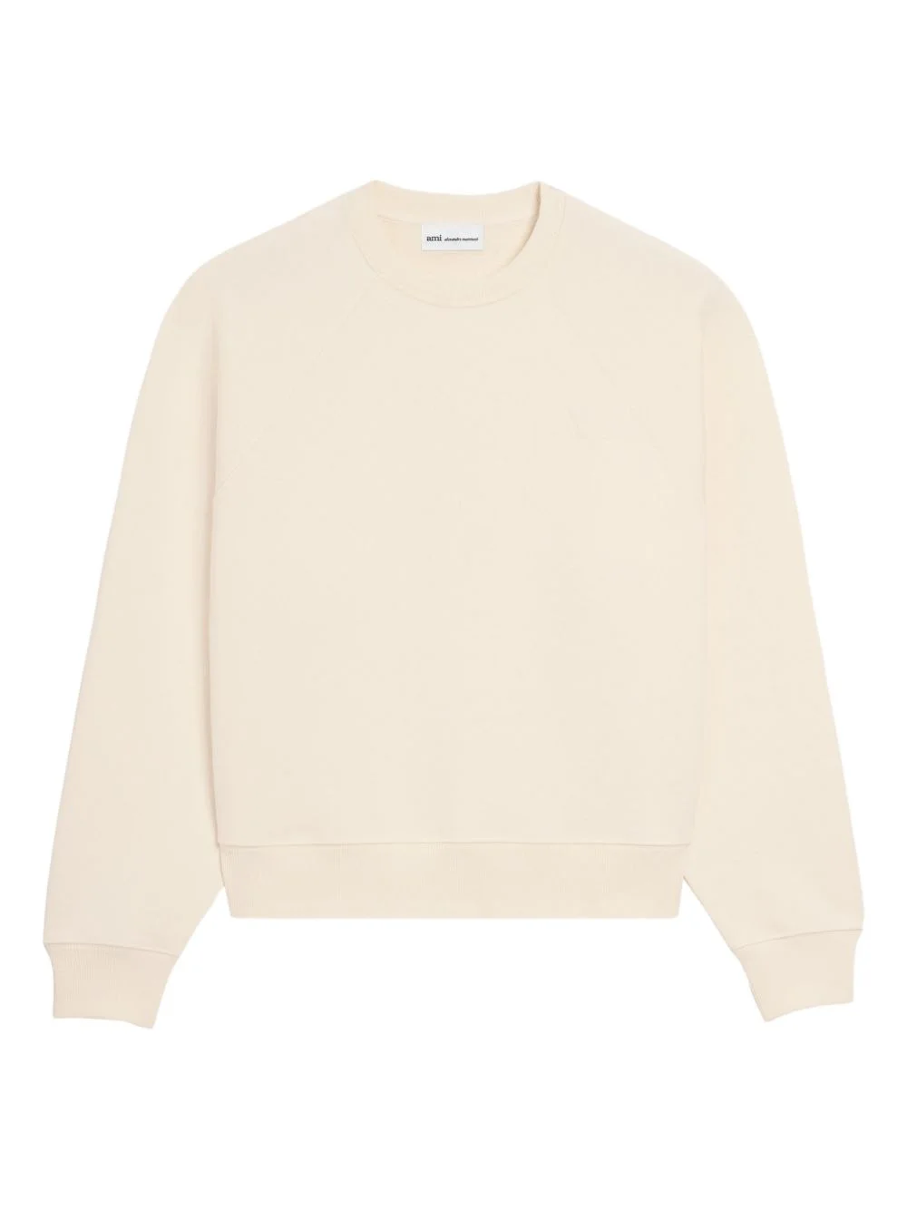 Ami De Coeur embossed raglan sweatshirt - 1