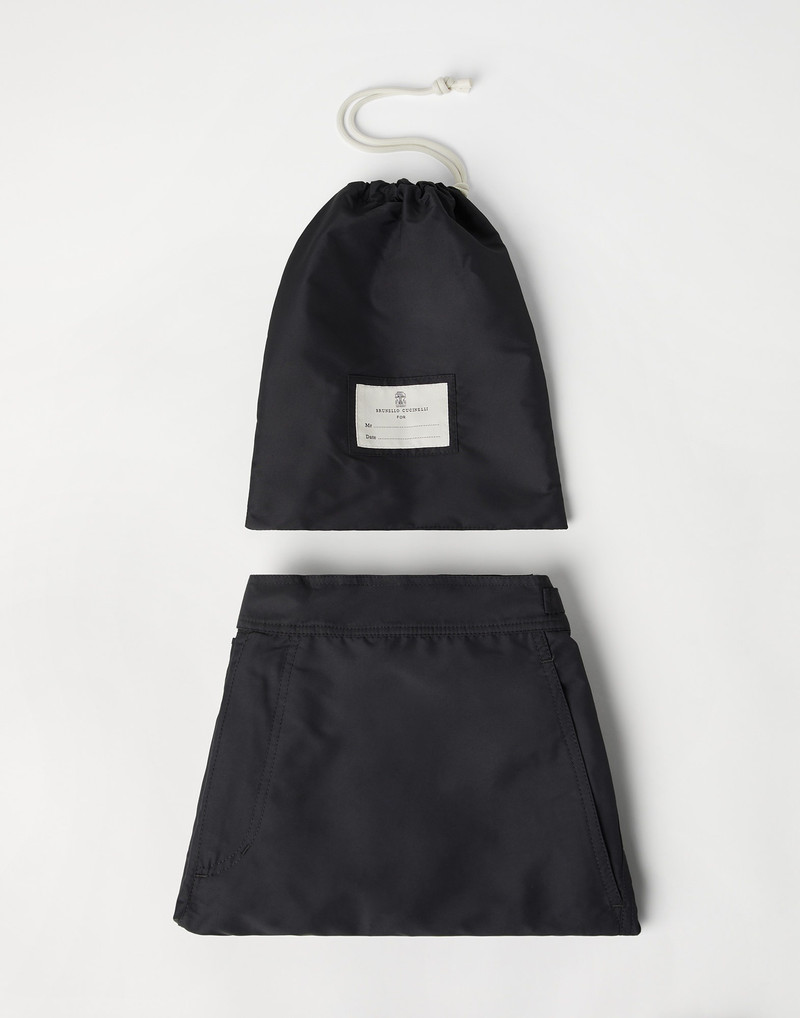 Swim shorts with tabbed waistband and waist tabs 4