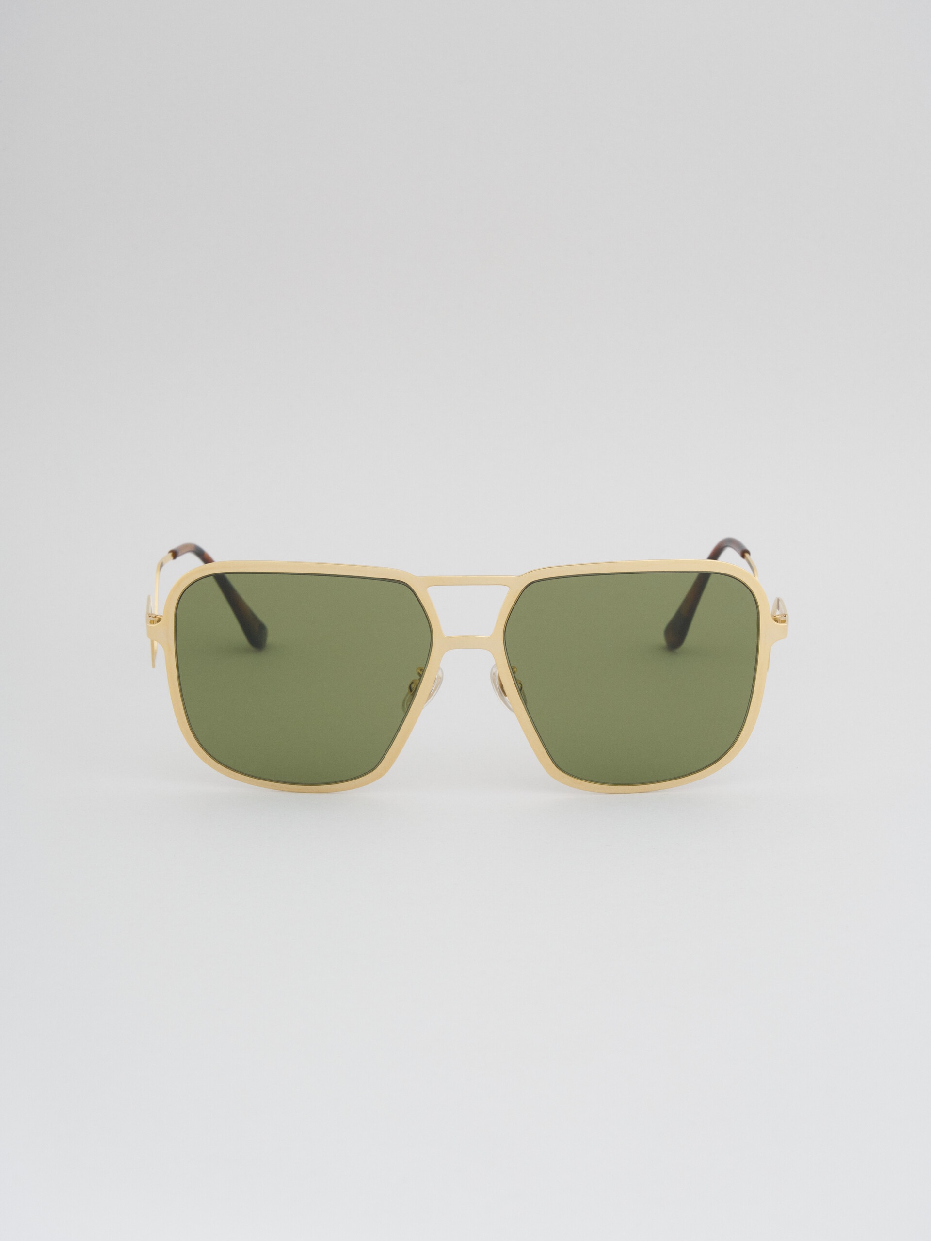 GREEN HA LONG BAY METAL SUNGLASSES - 1