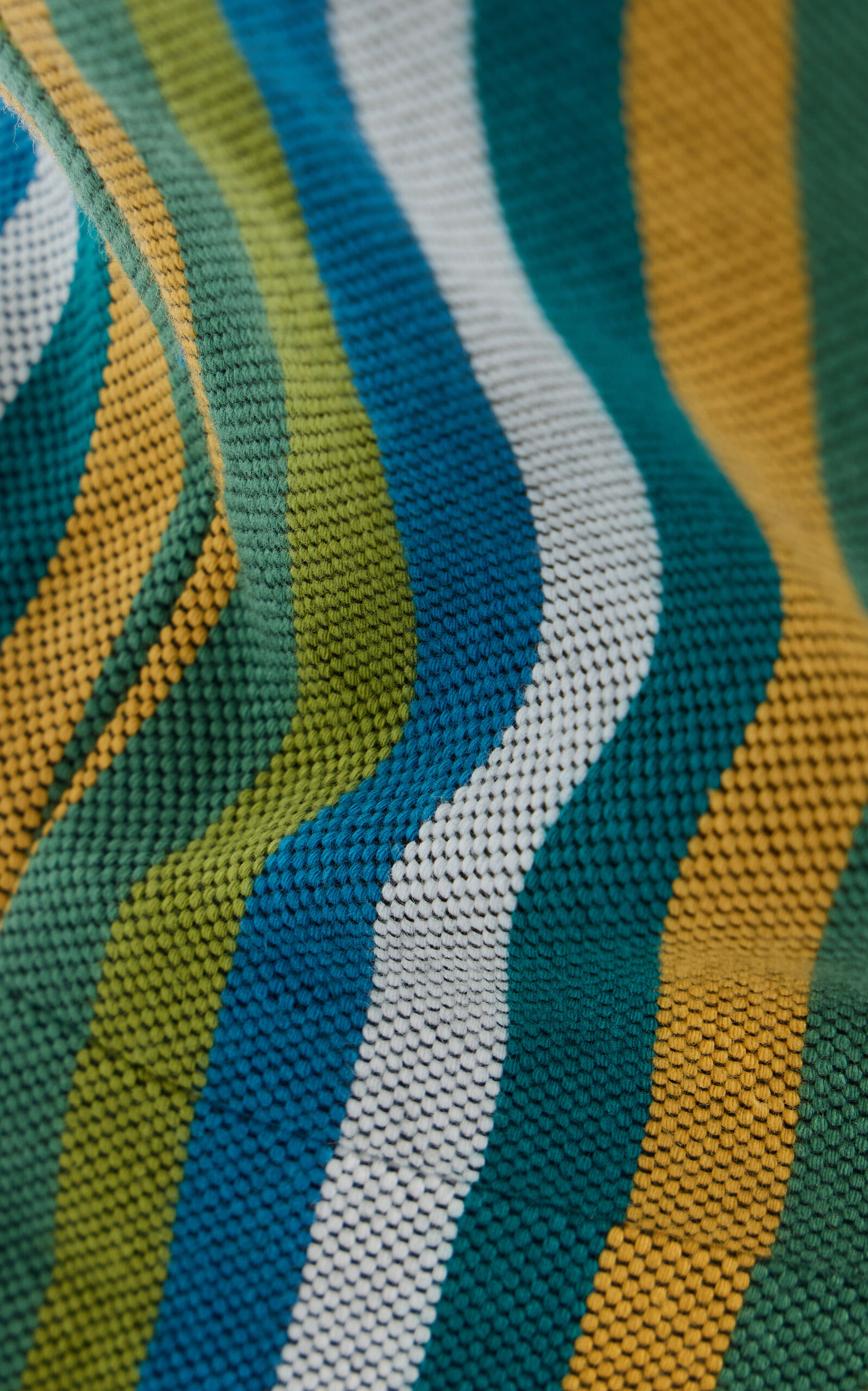 Exclusive The Striped Cotton Corset Top green - 5