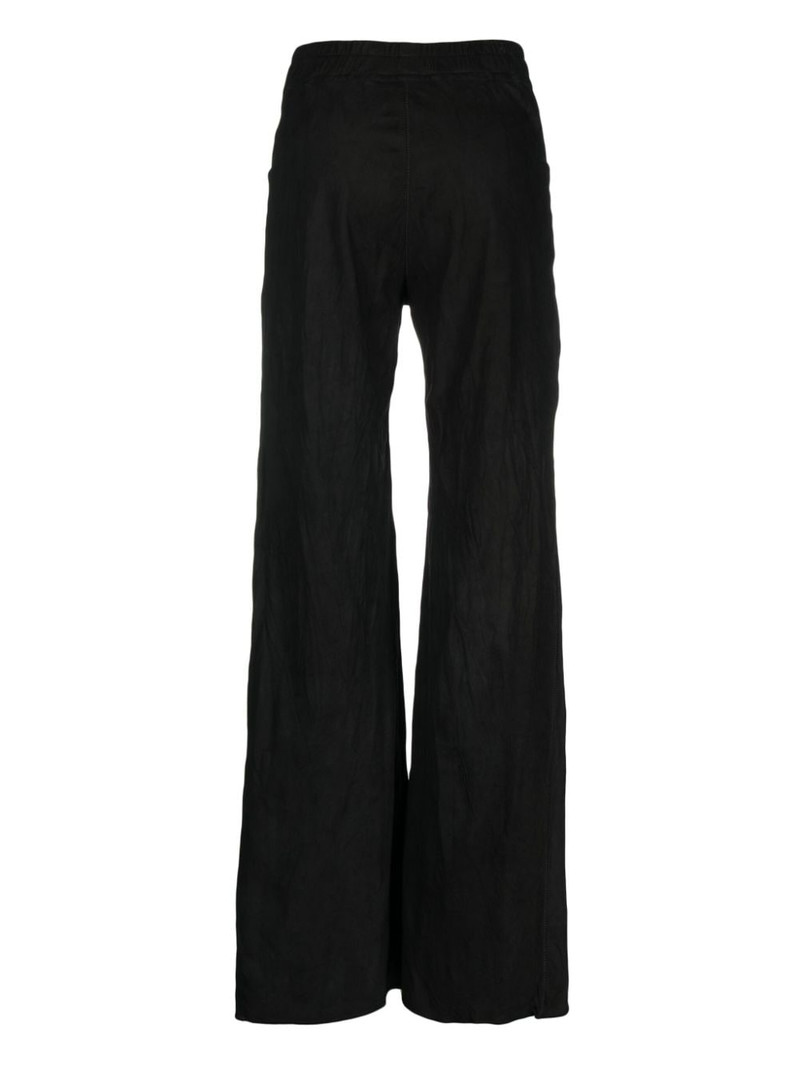 Isaac Sellam straight-leg leather trousers outlook
