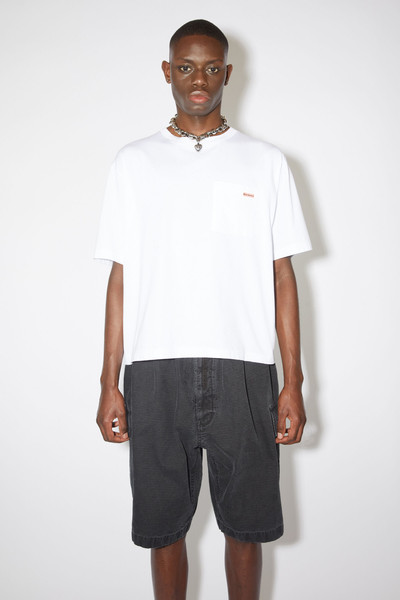 Acne Studios Crew neck t-shirt - Relaxed fit - Optic White outlook