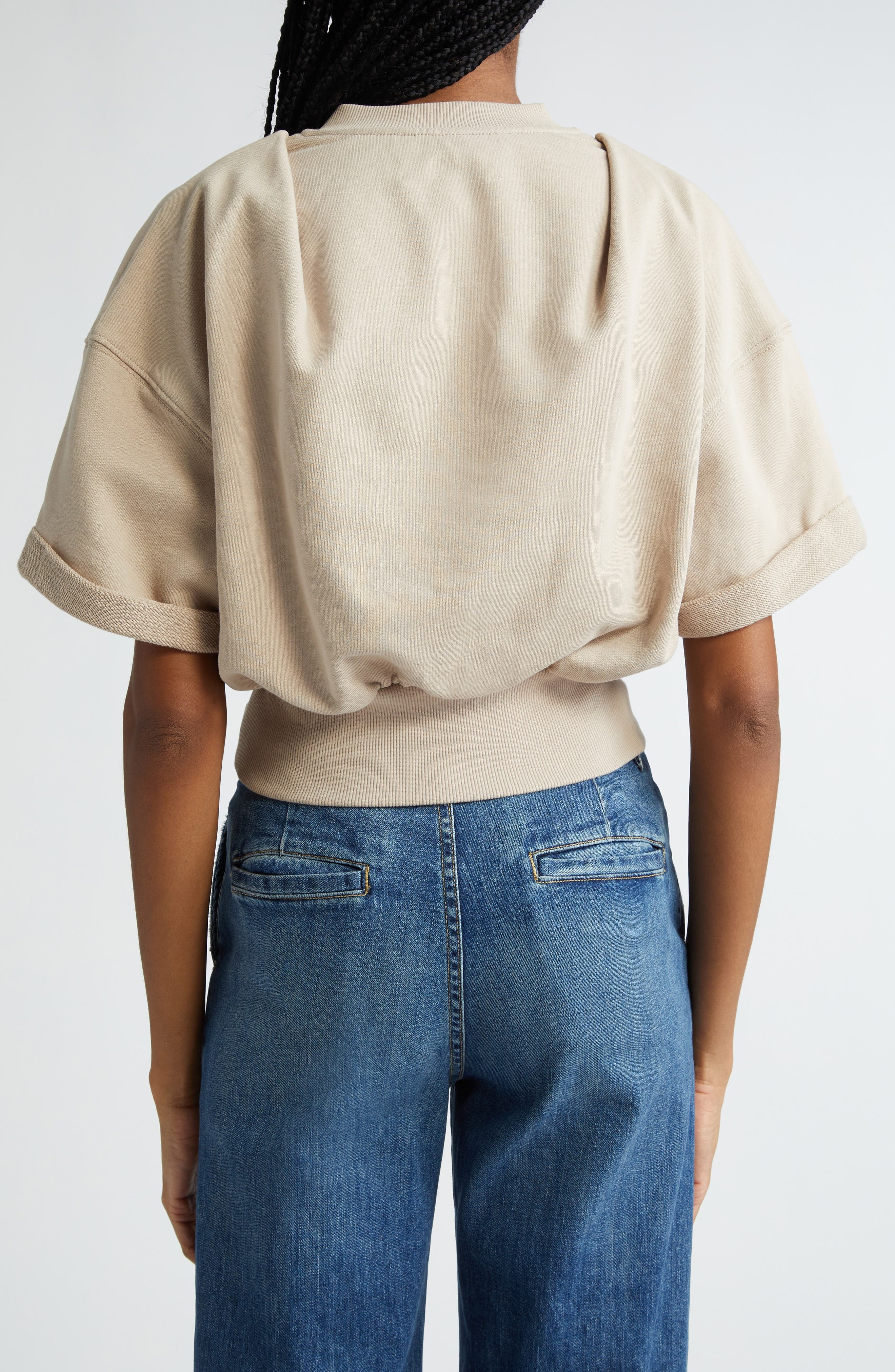 Crop Sweatshirt - 2