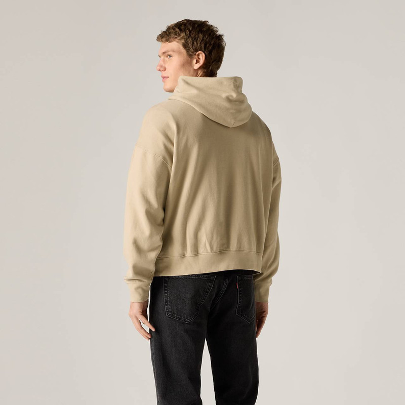 SOFT BOXY GARMENT DYE HOODIE SWEATSHIRT 5
