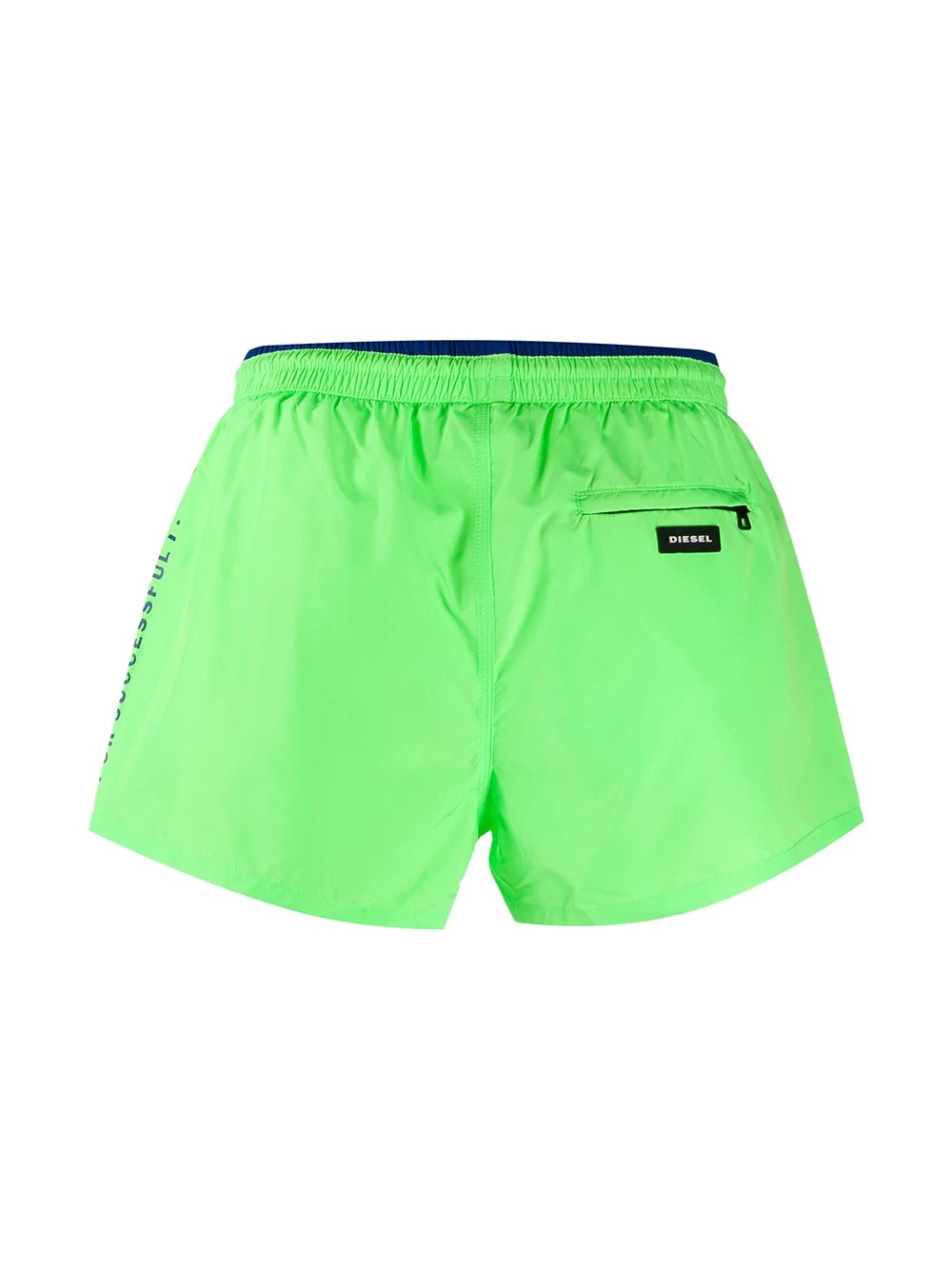 logo patch swim shorts - 2