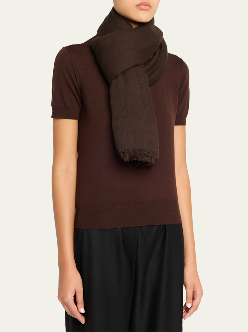 Loro Piana Jacquard Cashmere Maxi Stole outlook