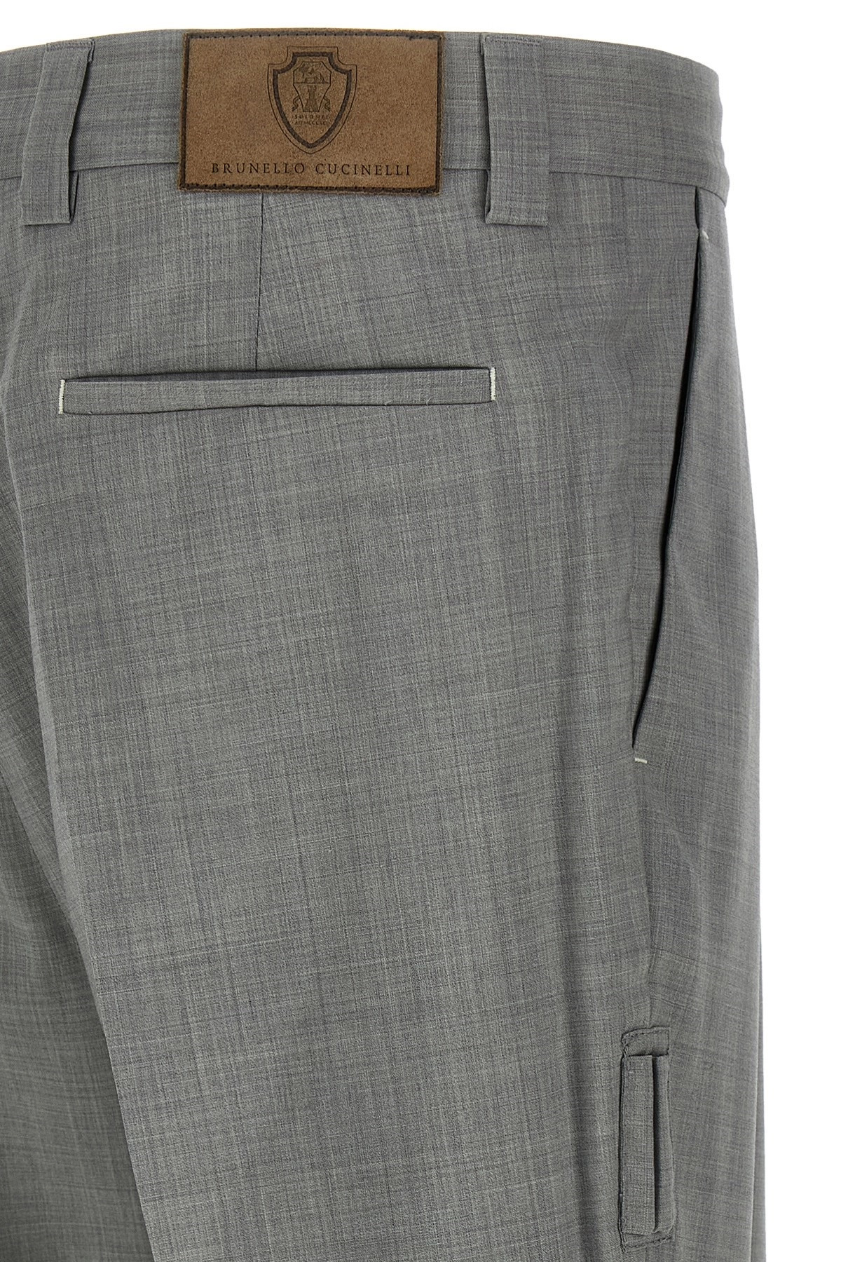 Mélange wool pants - 5