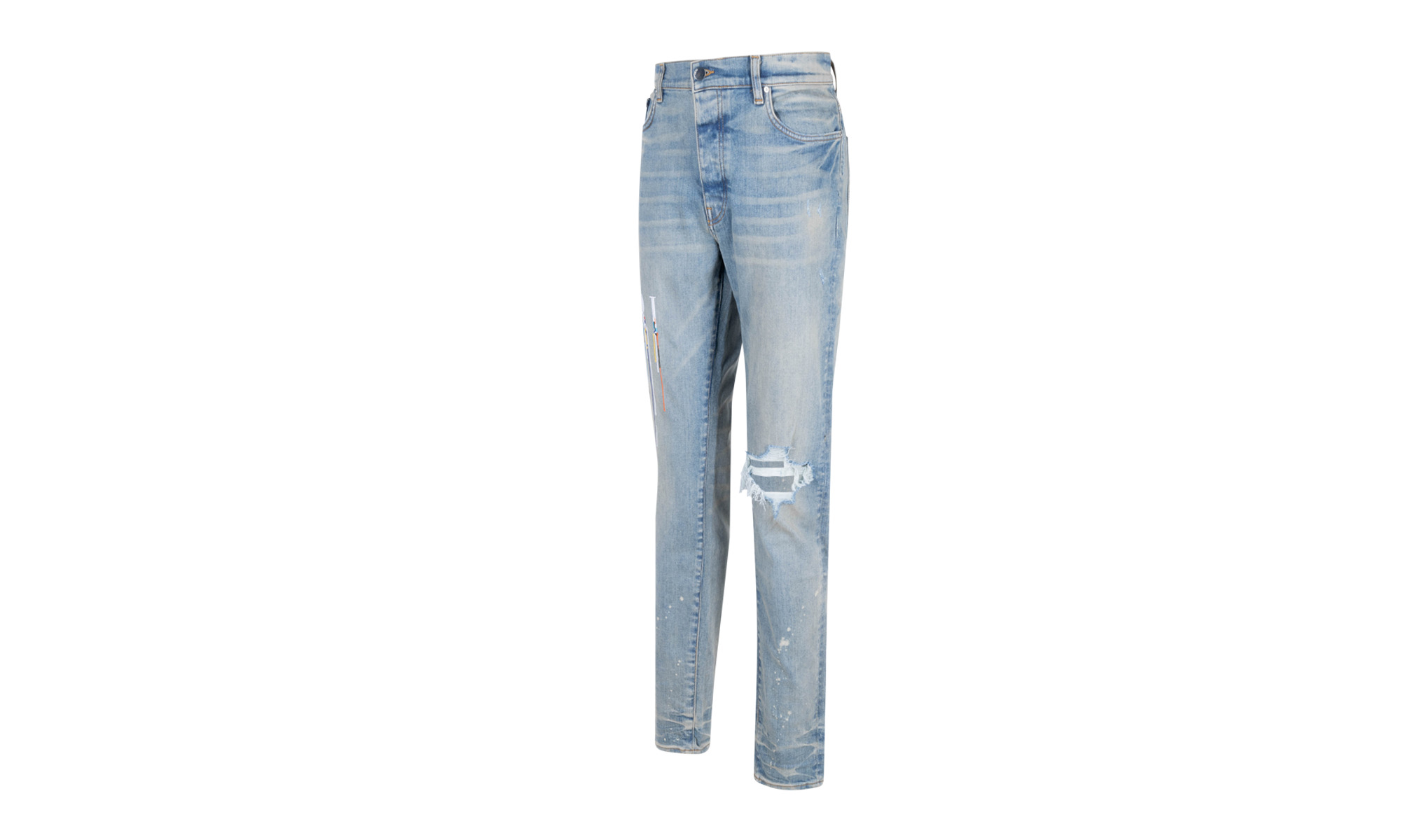 PAINT DRIP LOGO Straight-Fit Jeans - 2