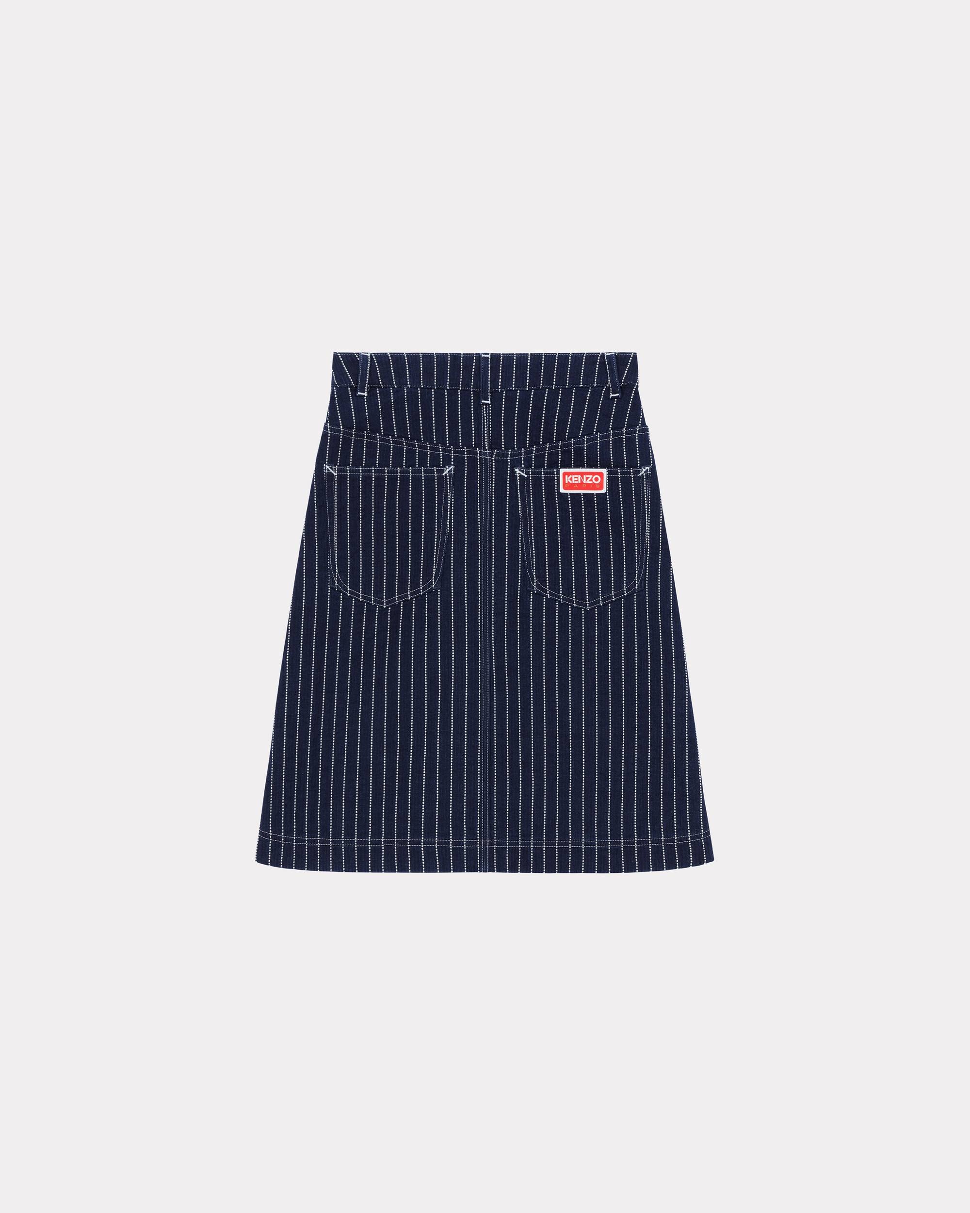 KENZO 'KENZO Sashiko Stitch' denim skirt | REVERSIBLE