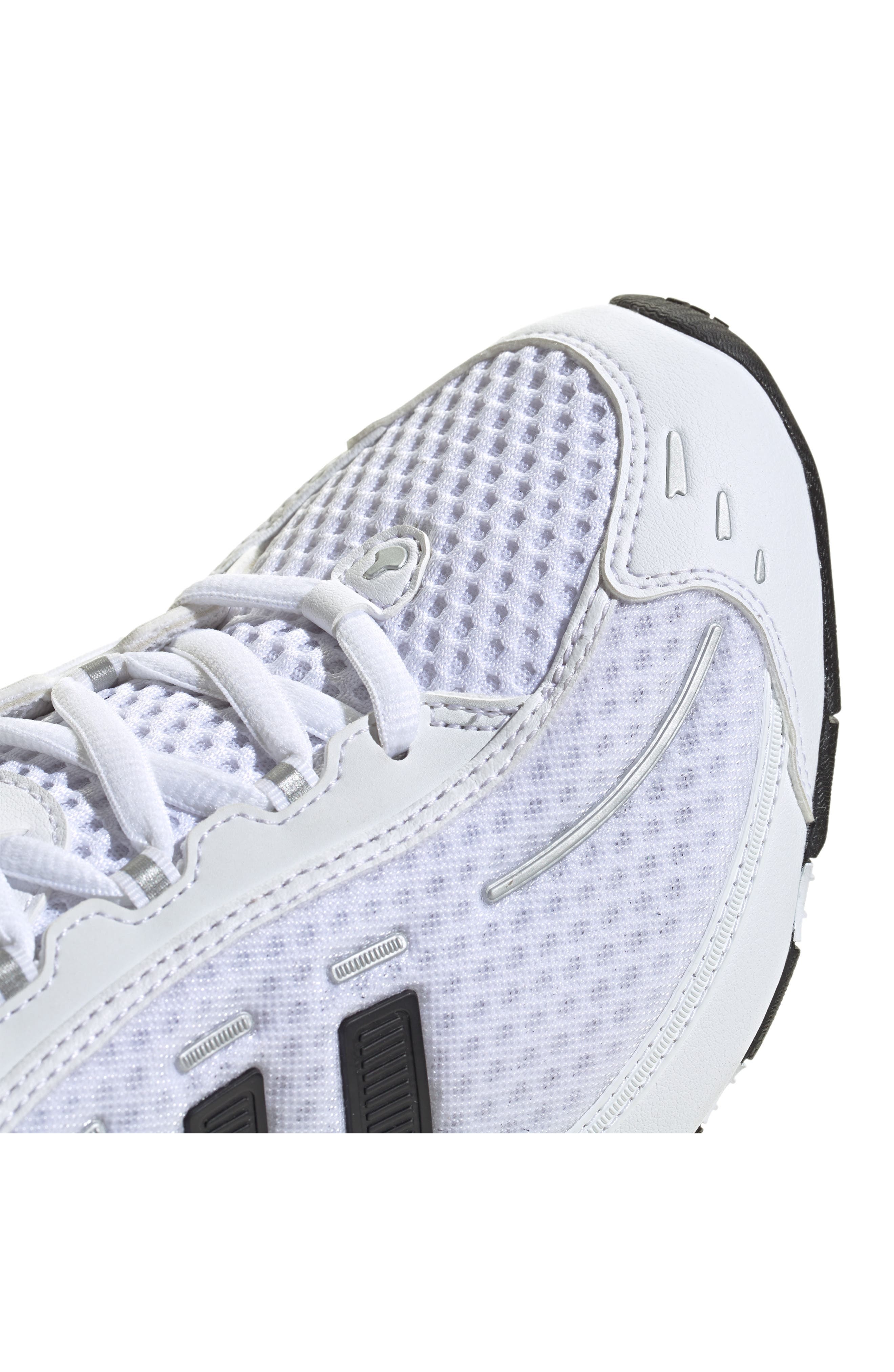 adidas Adifoam Megaride 01 Sneaker in White/Black/Silver Metallic at Nordstrom - 8