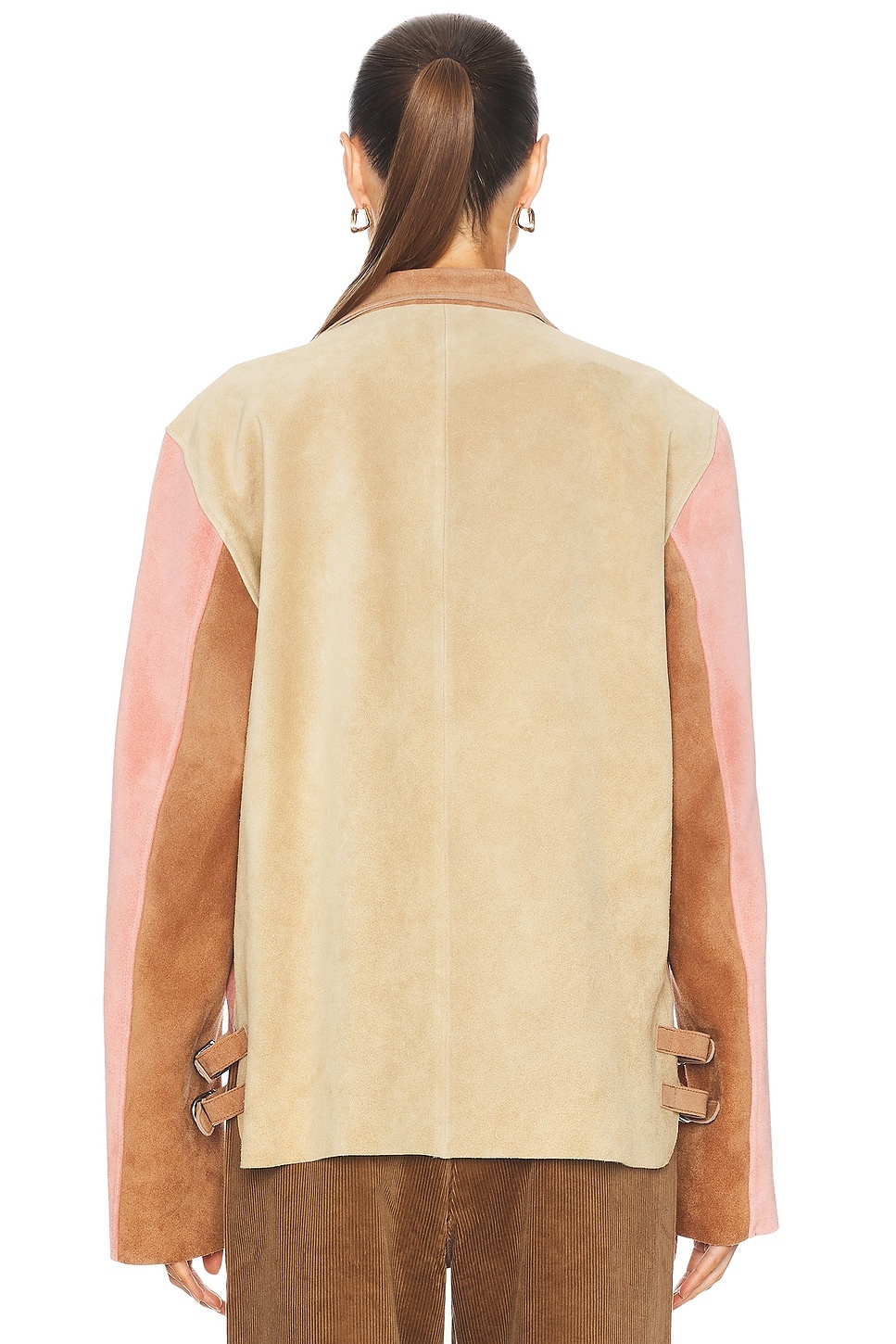 Buckled Multi Suede Work Shirt - 5