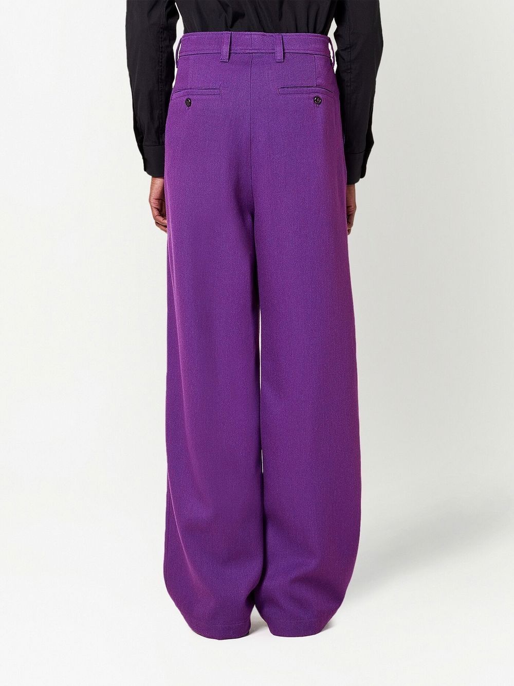 wide-leg tailored trousers - 5