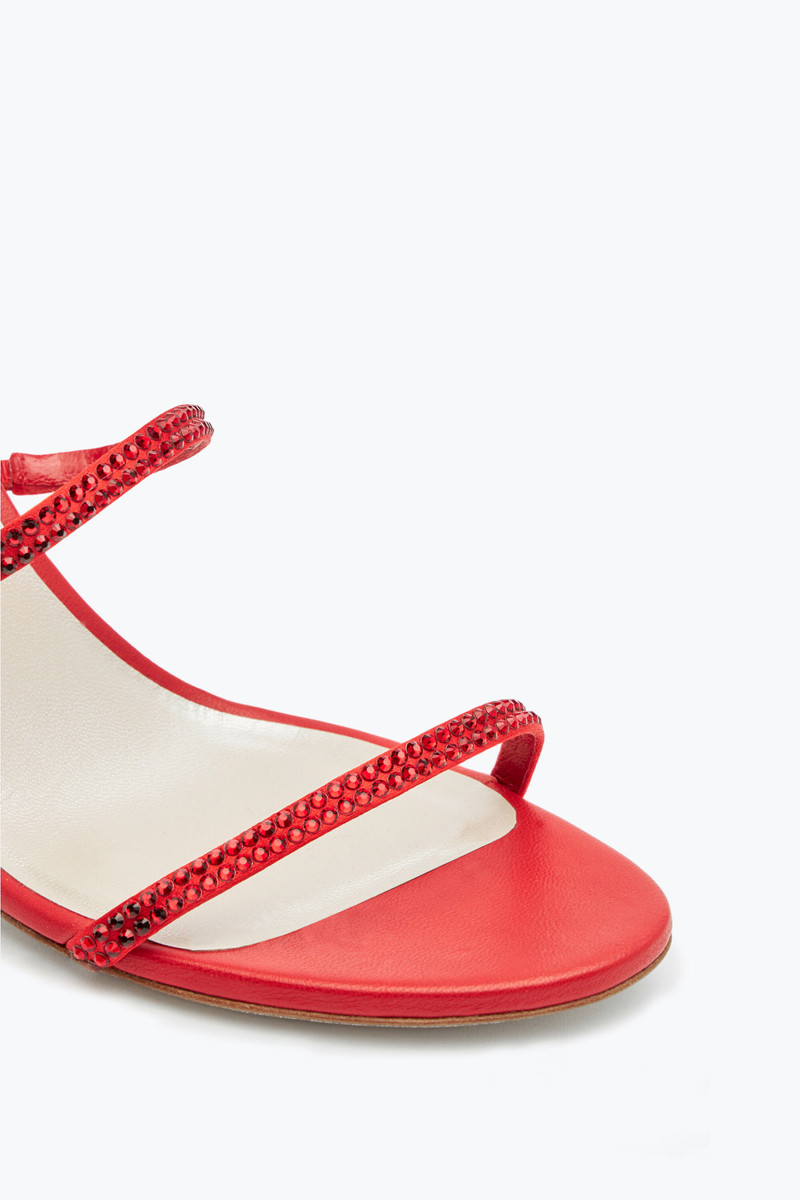 Cleo Red Sandal 80 4