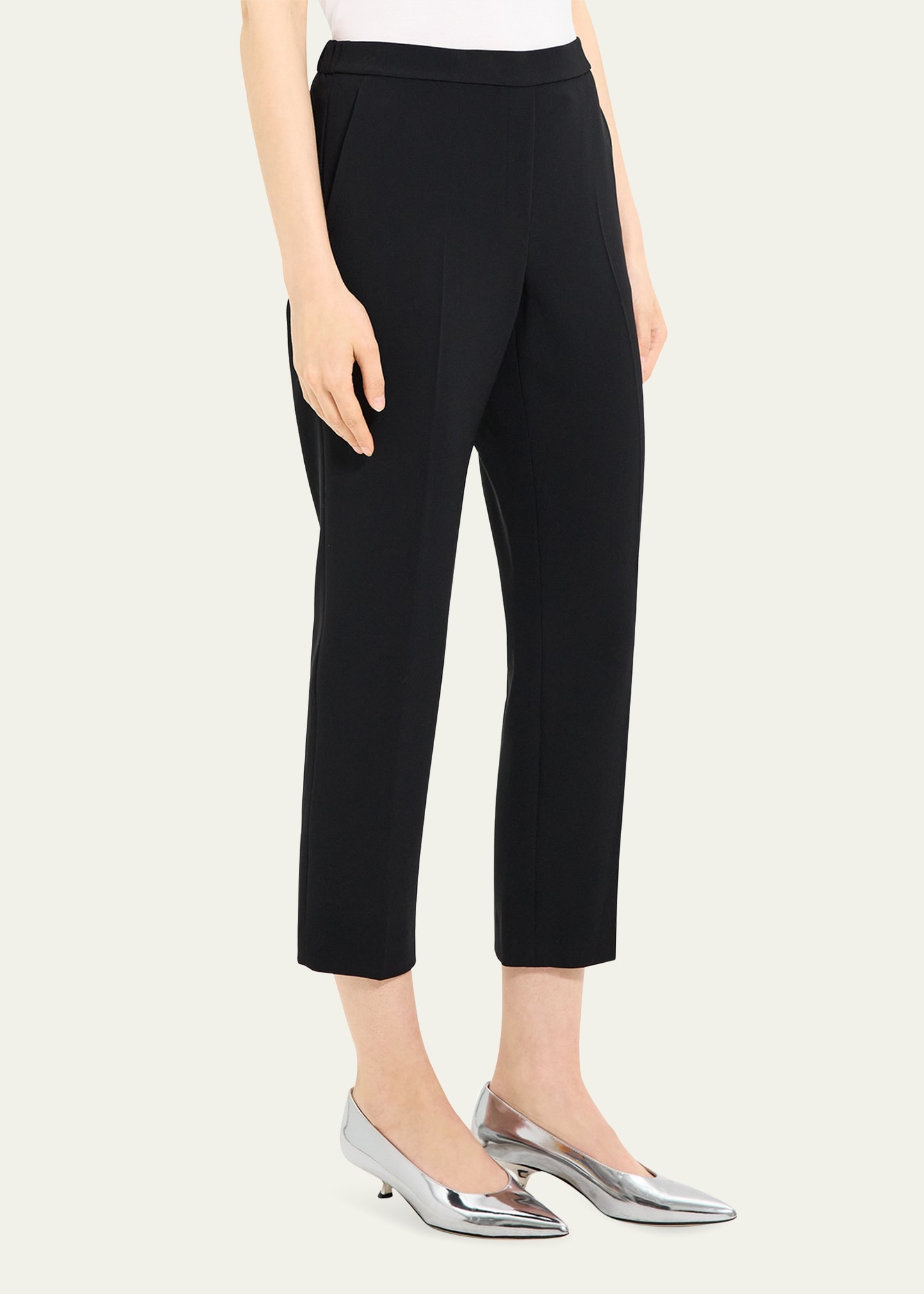 Treeca Cropped Pull-On Pants - 4