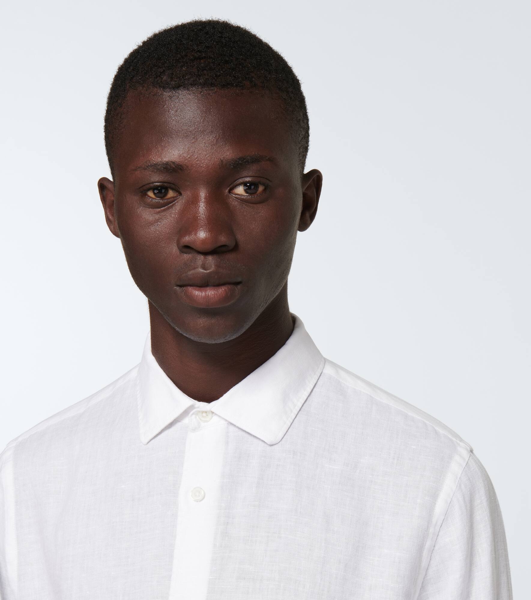 Giles linen long-sleeved shirt - 5