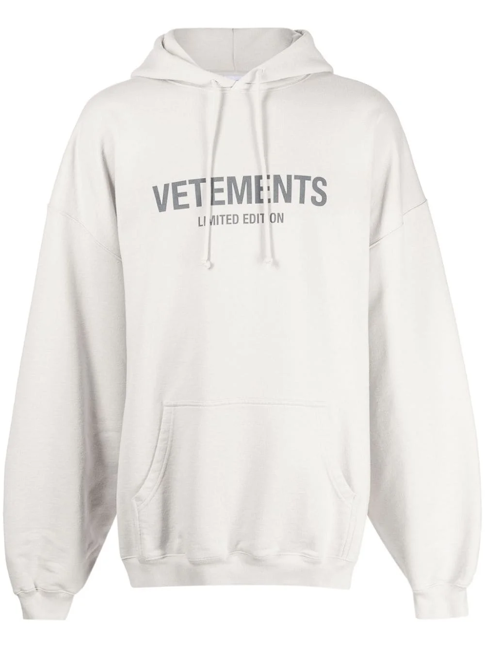 logo-print drawstring hoodie - 1