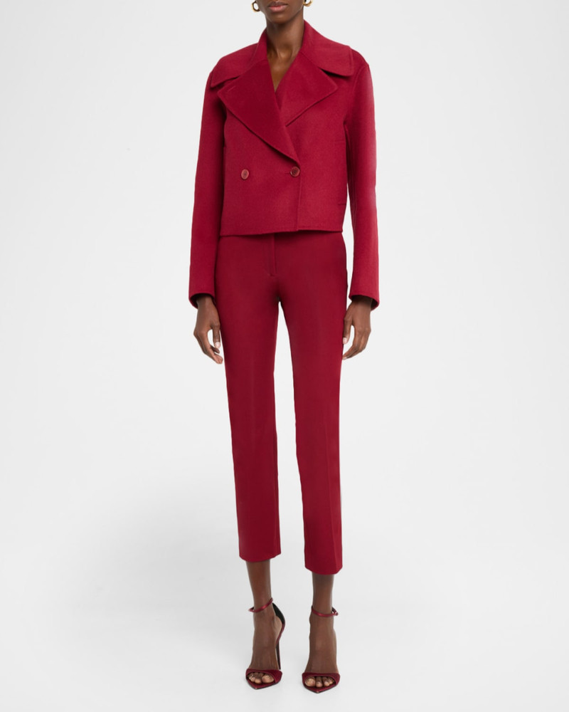 JOSEPH Delano Cropped Double-Faced Jacket outlook
