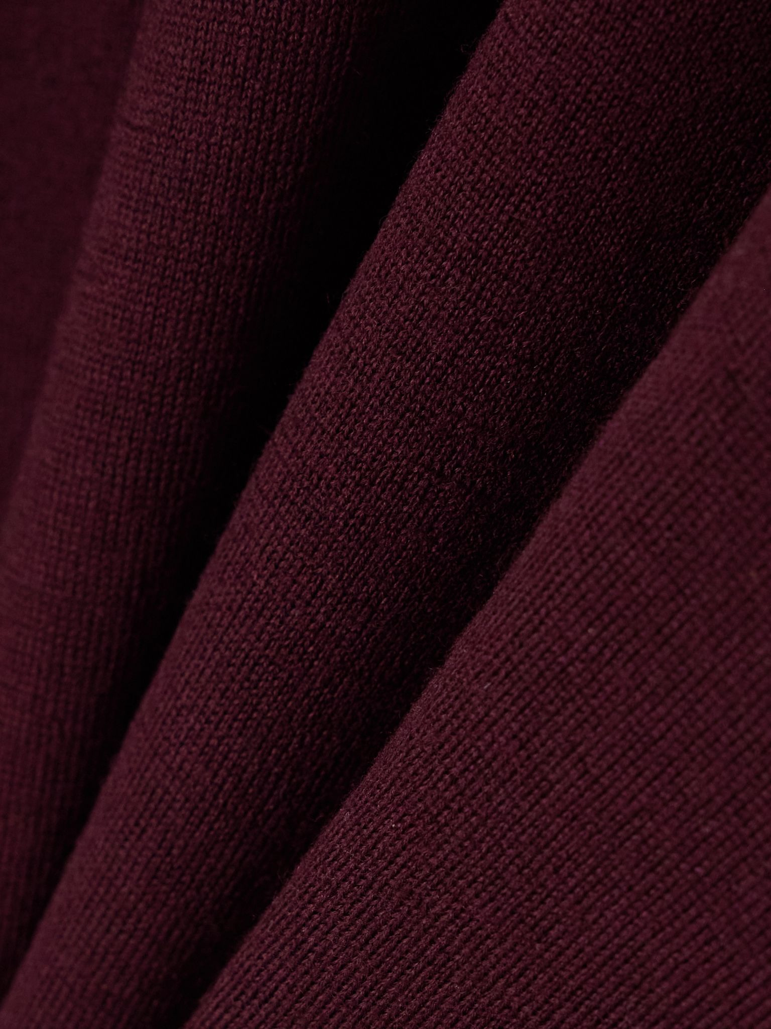 Wool sweater Burgundy - 5