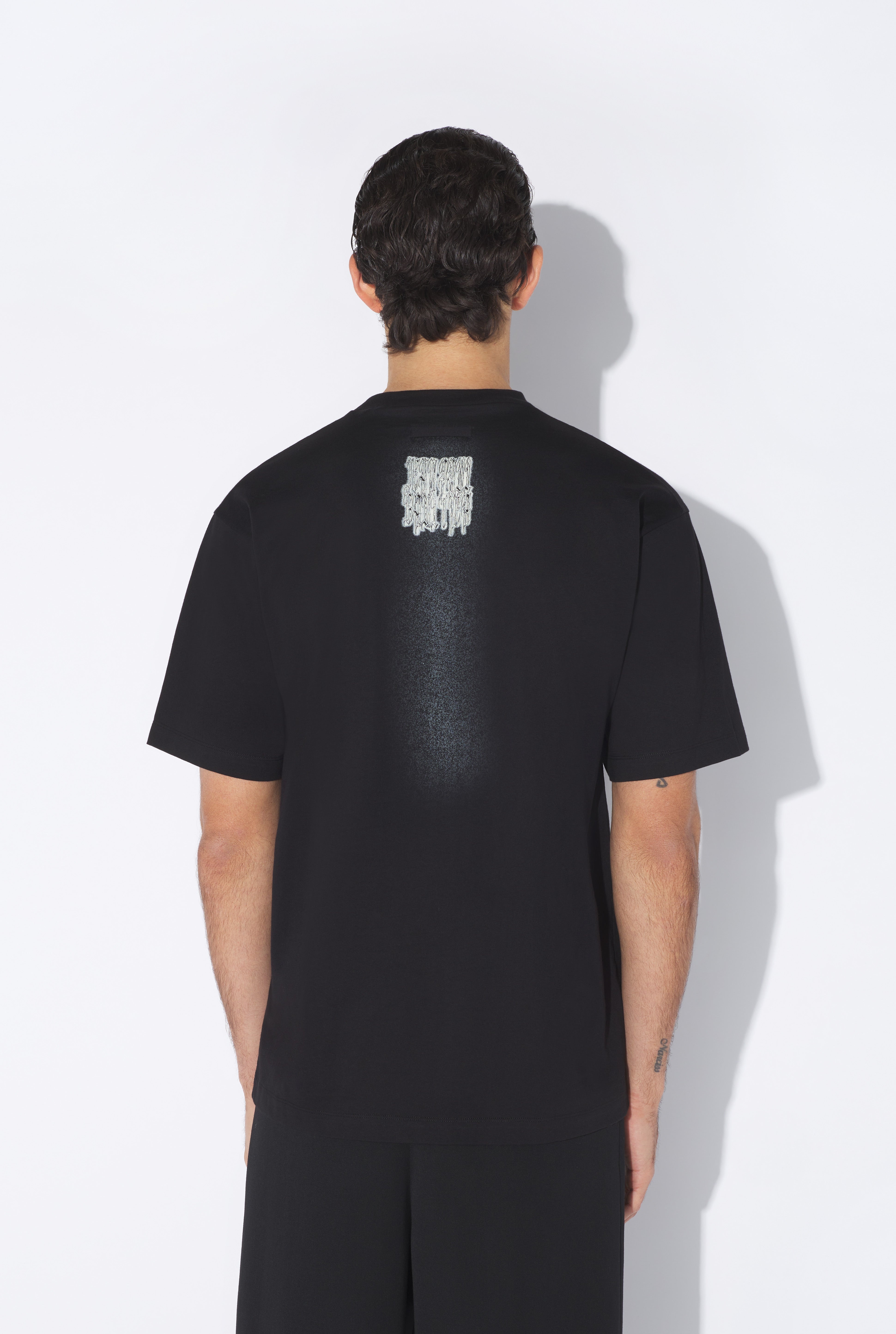 THE OVERSIZED BLACK “TATTOO RUBAN” T-SHIRT - 7