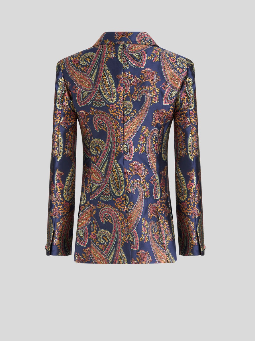 PAISLEY JACQUARD JACKET - 5