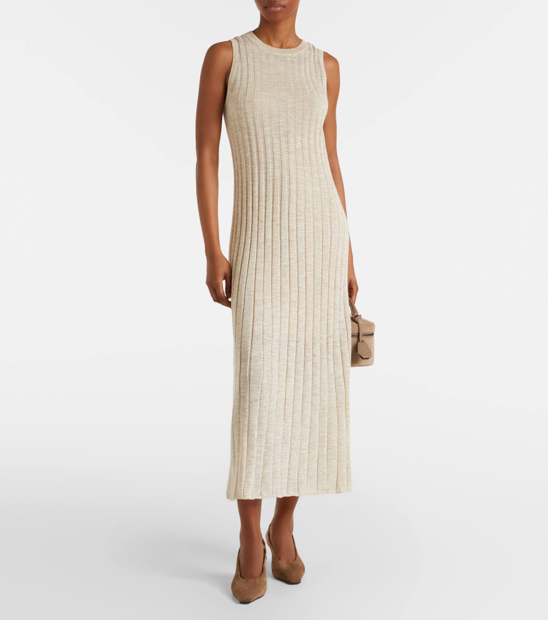 Brunello Cucinelli Ribbed-knit maxi dress outlook