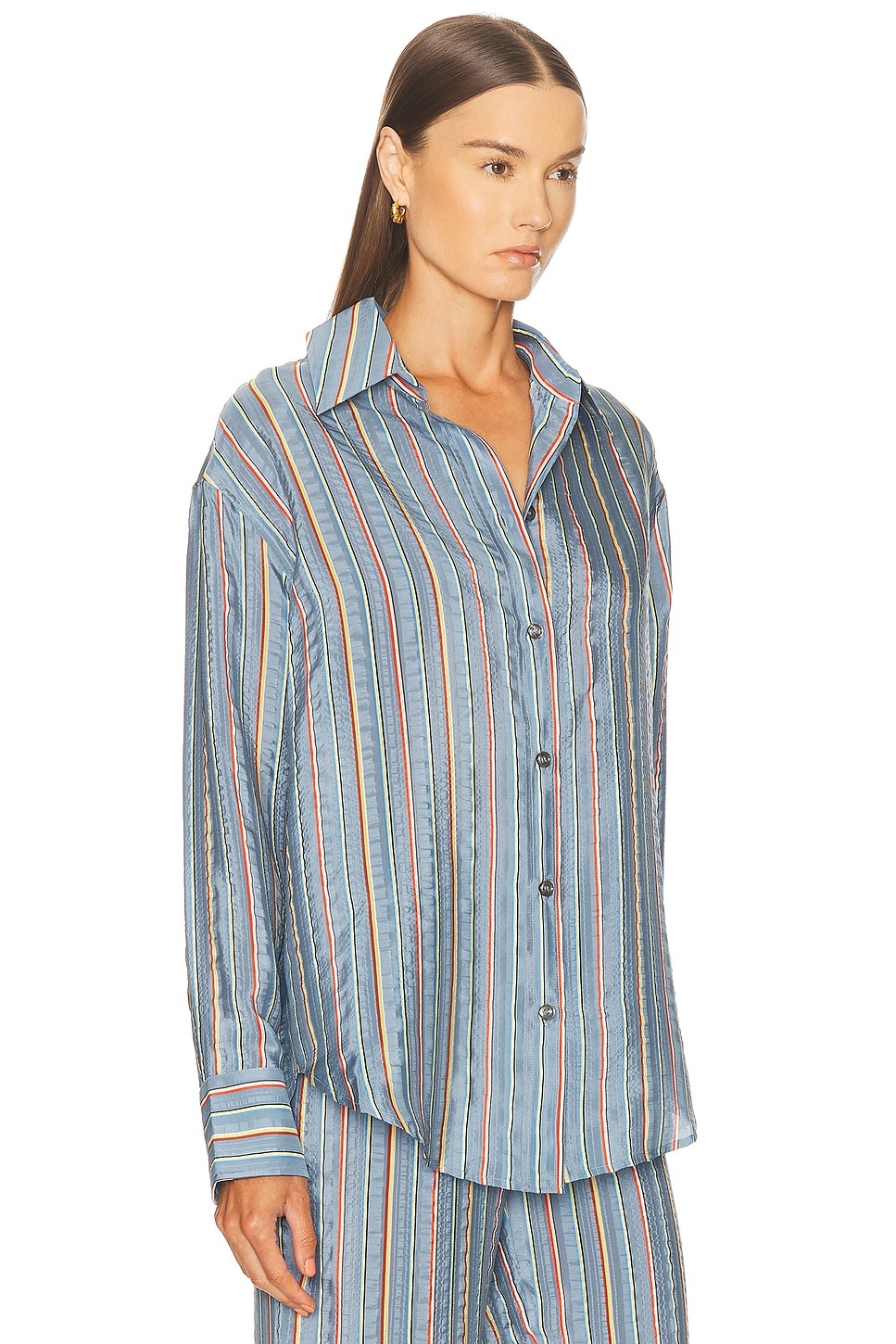 Striped Big Shirt - 2