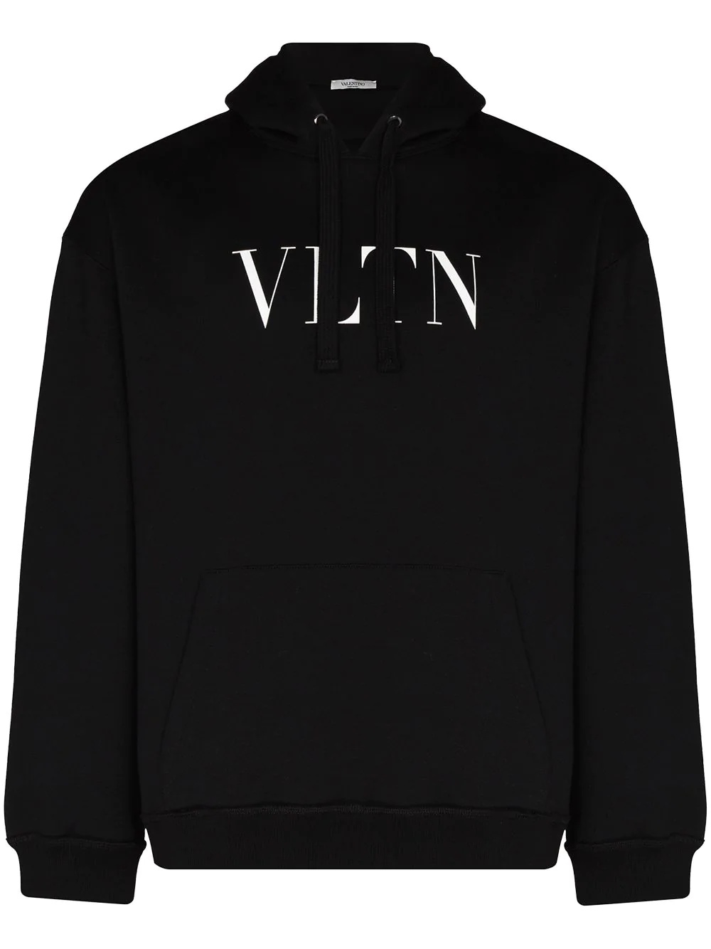 logo print hoodie - 1